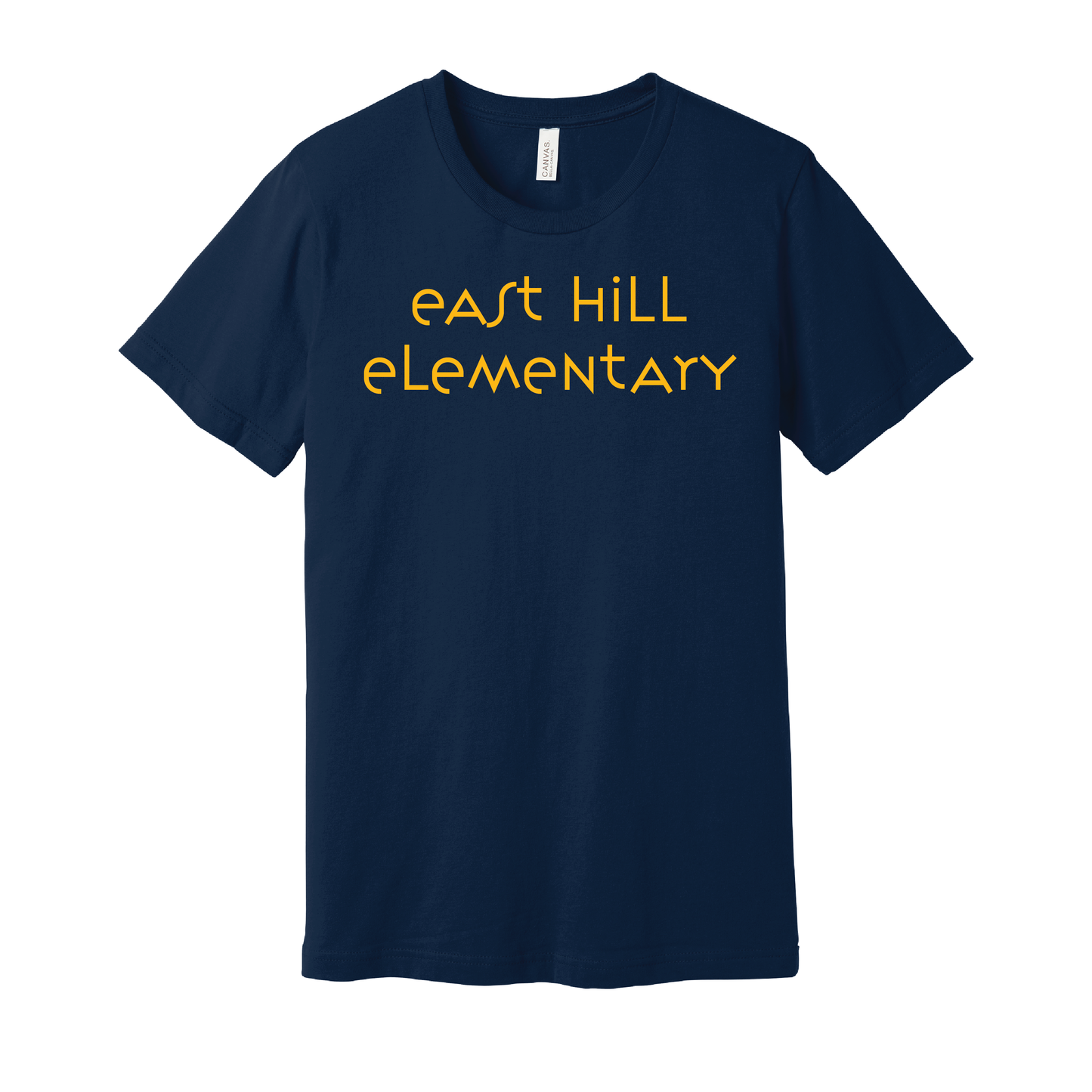 East Hill Elementary Modern Font T-Shirt