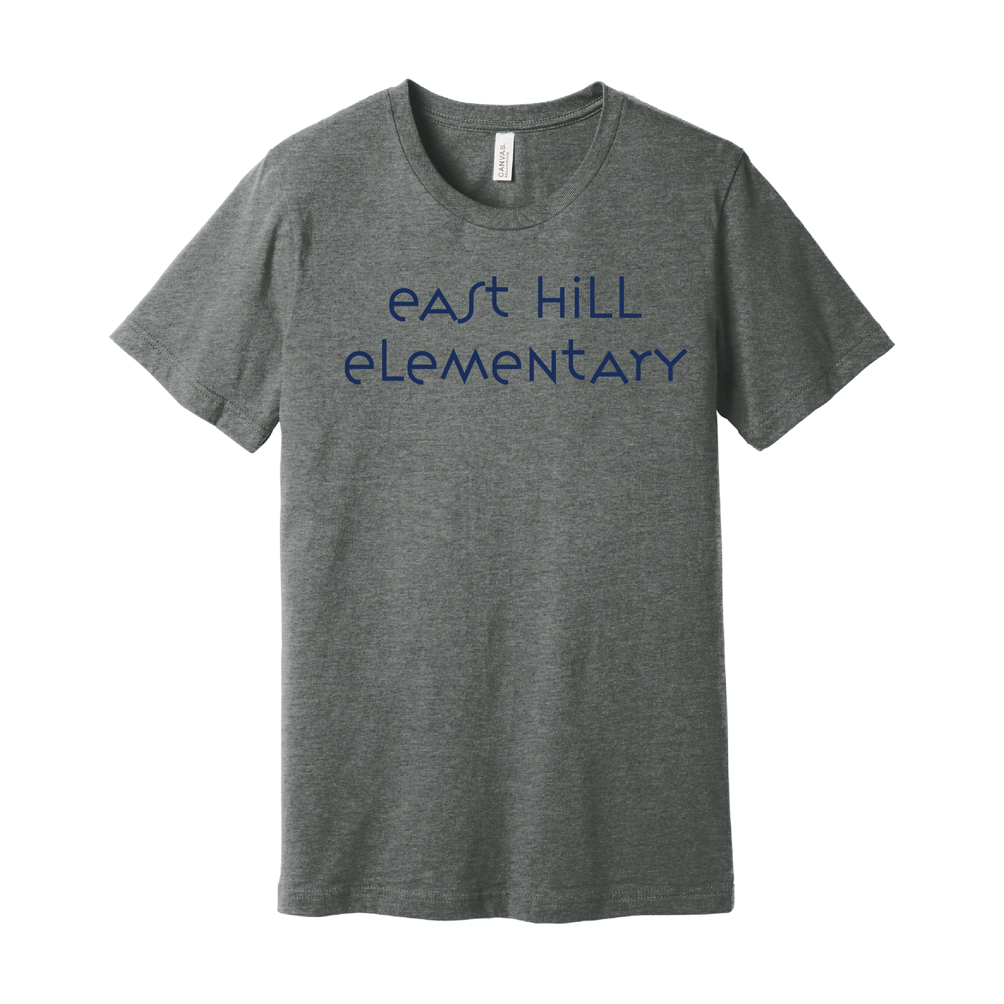 East Hill Elementary Modern Font T-Shirt