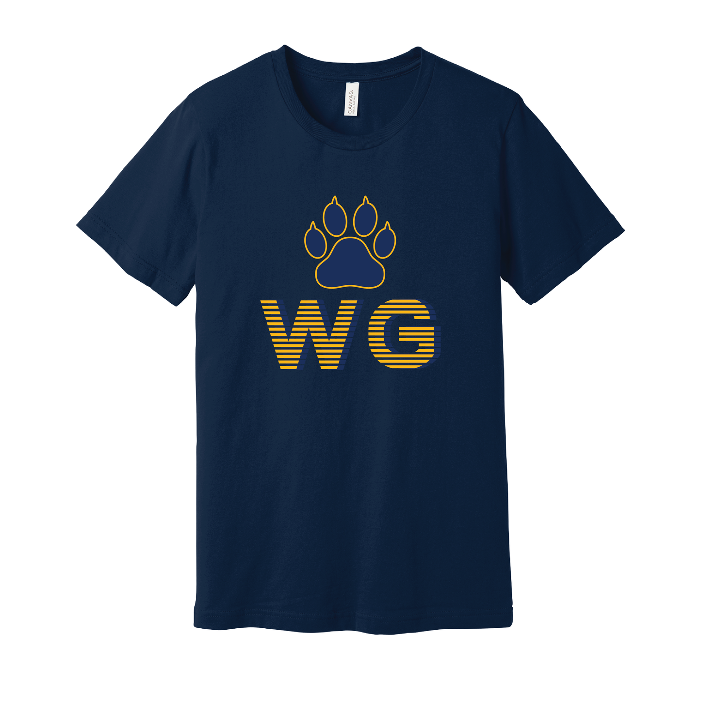 West Genesee Wildcats "Stacked Paw" T-Shirt