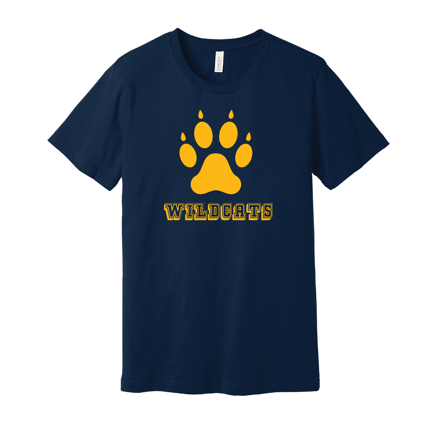 West Genesee Wildcats Paw Print T-Shirt