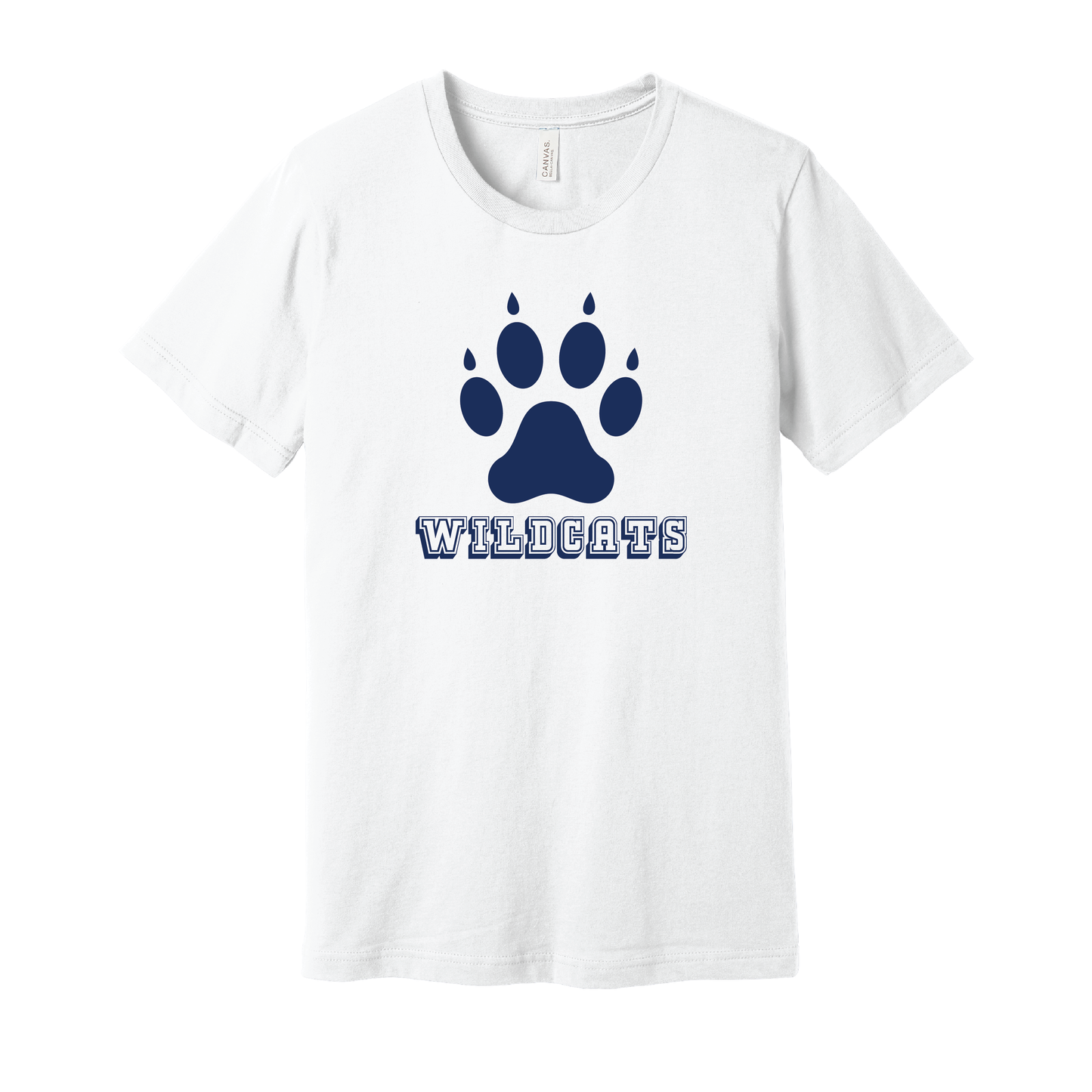 West Genesee Wildcats Paw Print T-Shirt