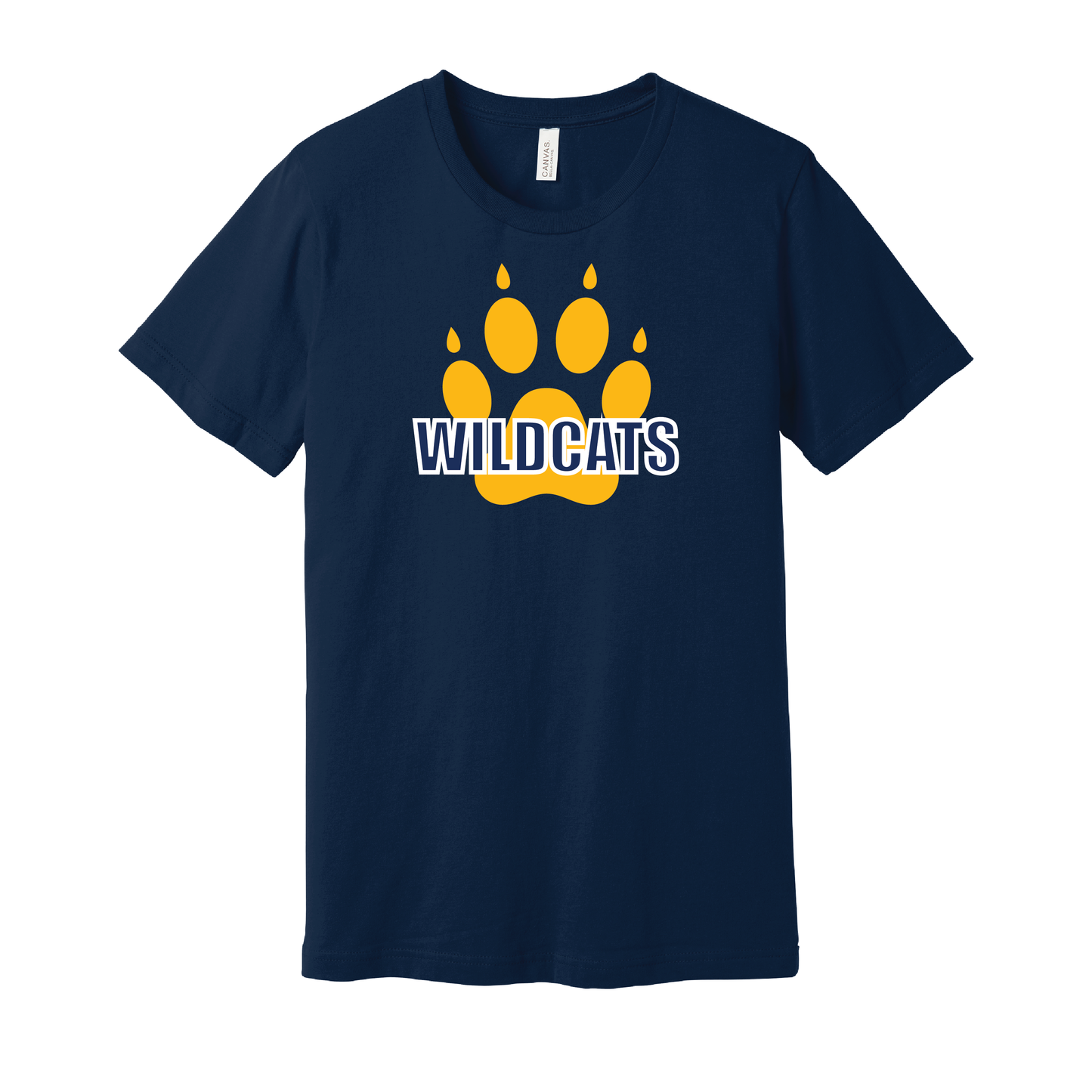 West Genesee Wildcats Large Paw T-Shirt