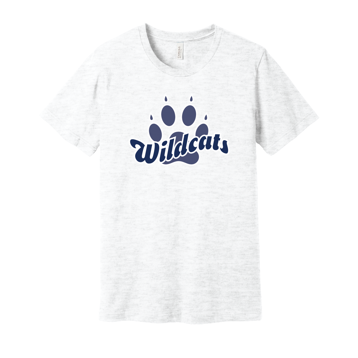 West Genesee Wildcats Script Paw T-Shirt