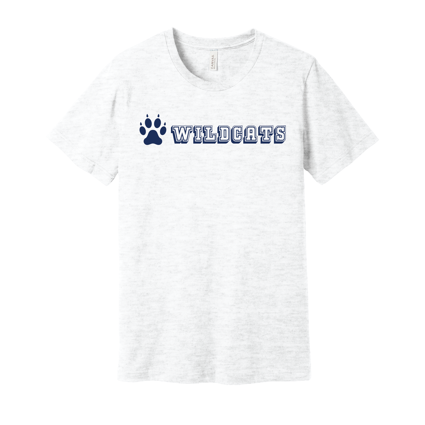 West Genesee Wildcats Collegiate Paw T-Shirt
