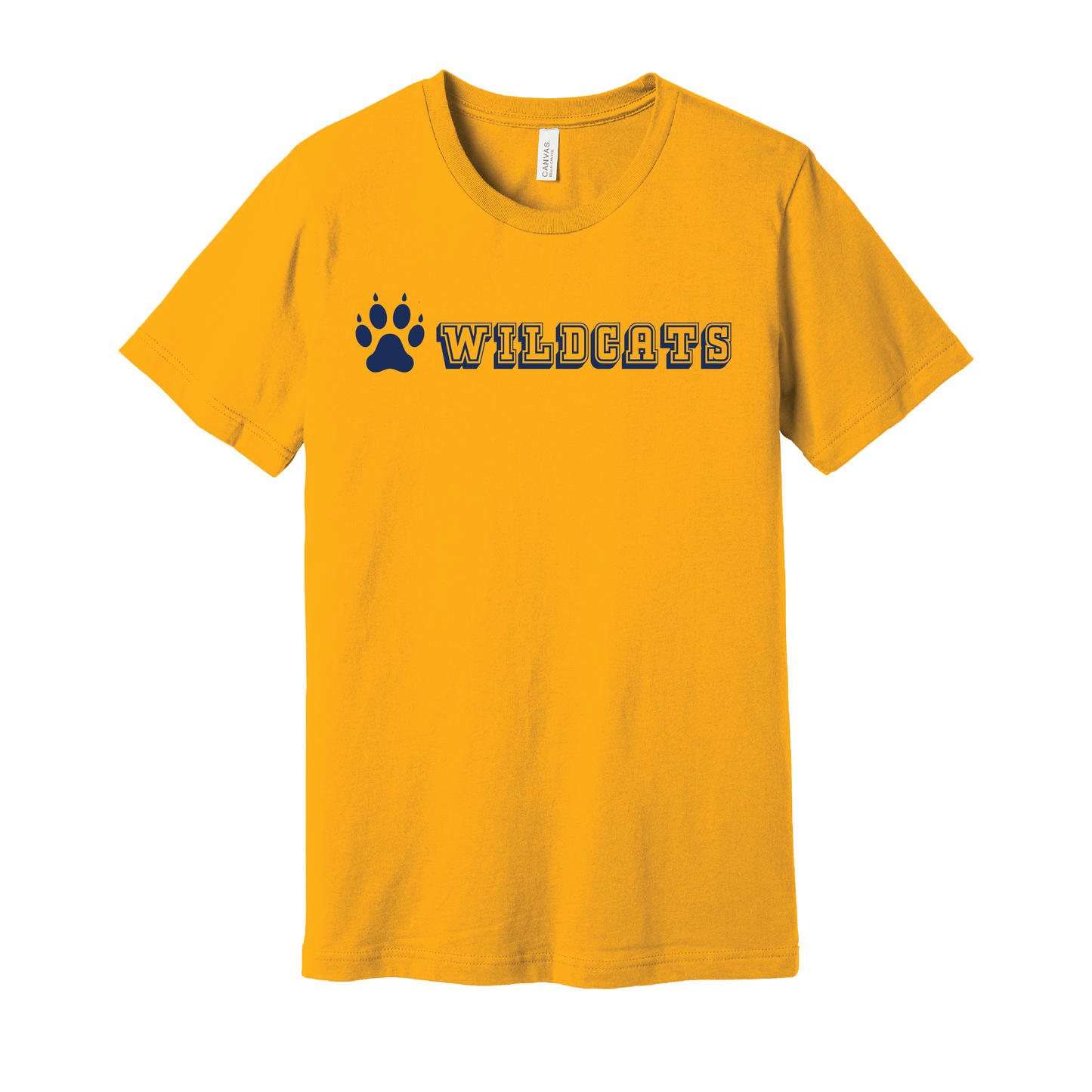 West Genesee Wildcats Collegiate Paw T-Shirt