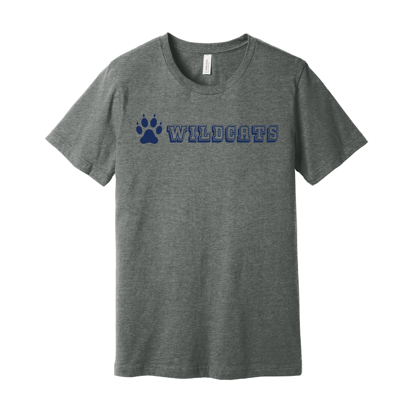 West Genesee Wildcats Collegiate Paw T-Shirt