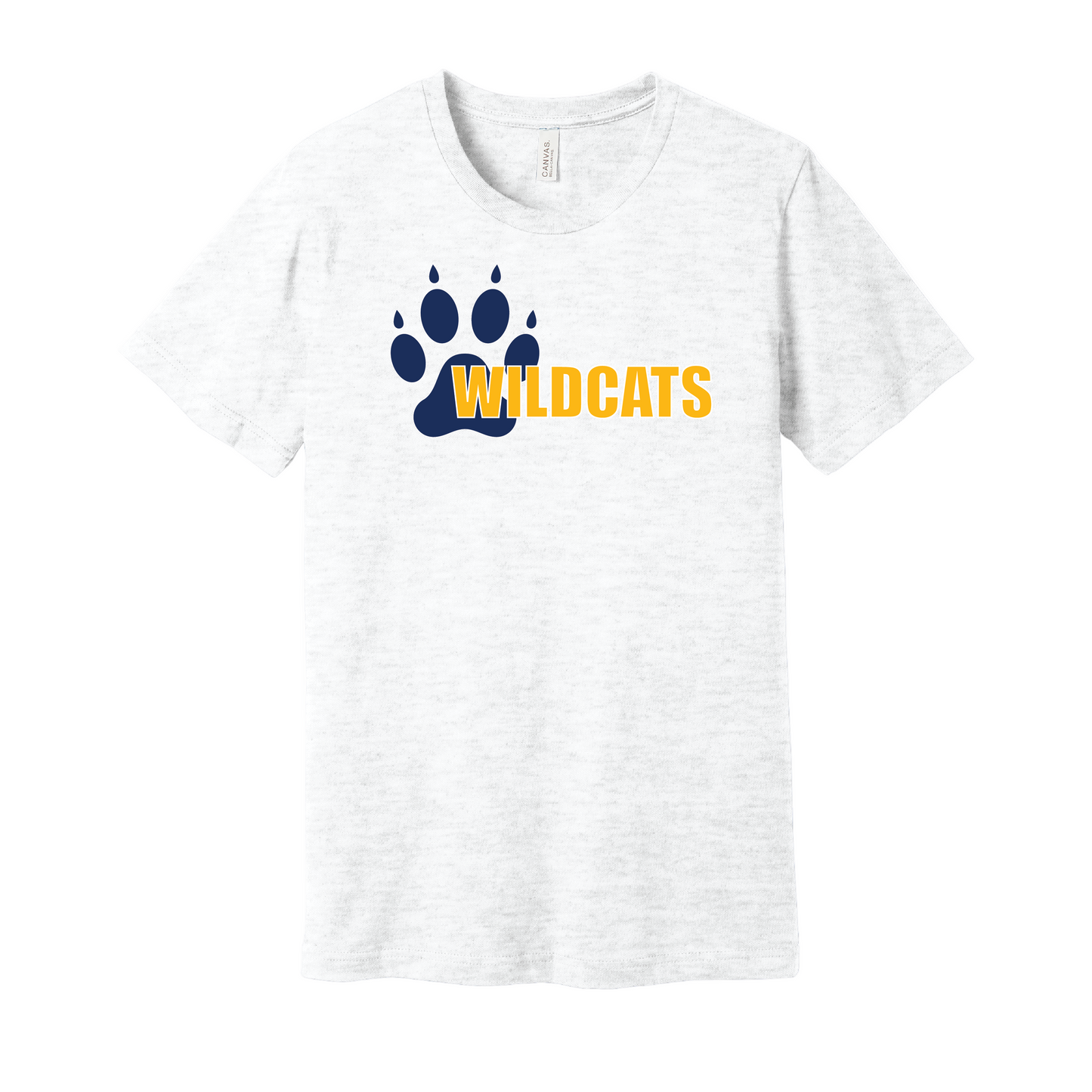 West Genesee Wildcats Offset Paw T-Shirt