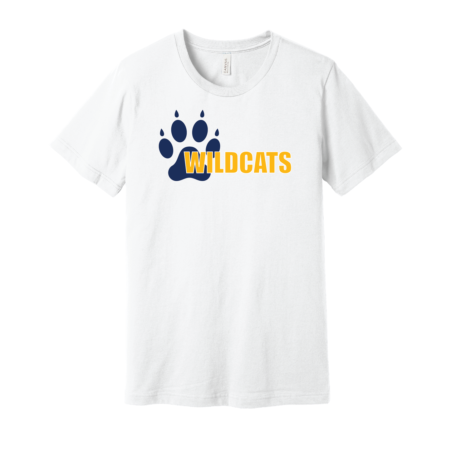 West Genesee Wildcats Offset Paw T-Shirt