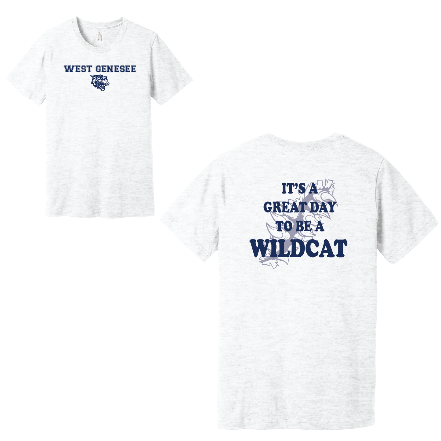 West Genesee Wildcats Claw Tear "Great Day" T-Shirt