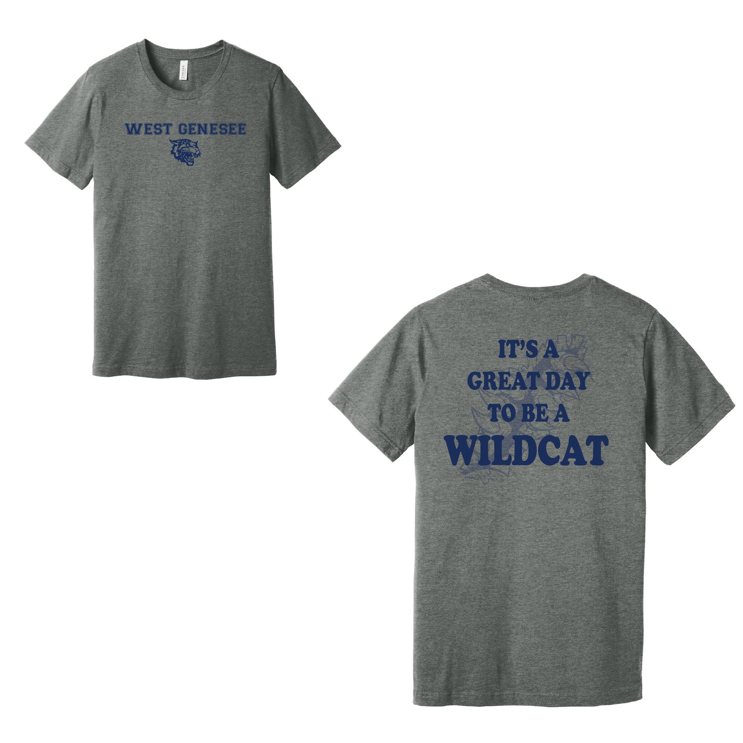 West Genesee Wildcats Claw Tear "Great Day" T-Shirt