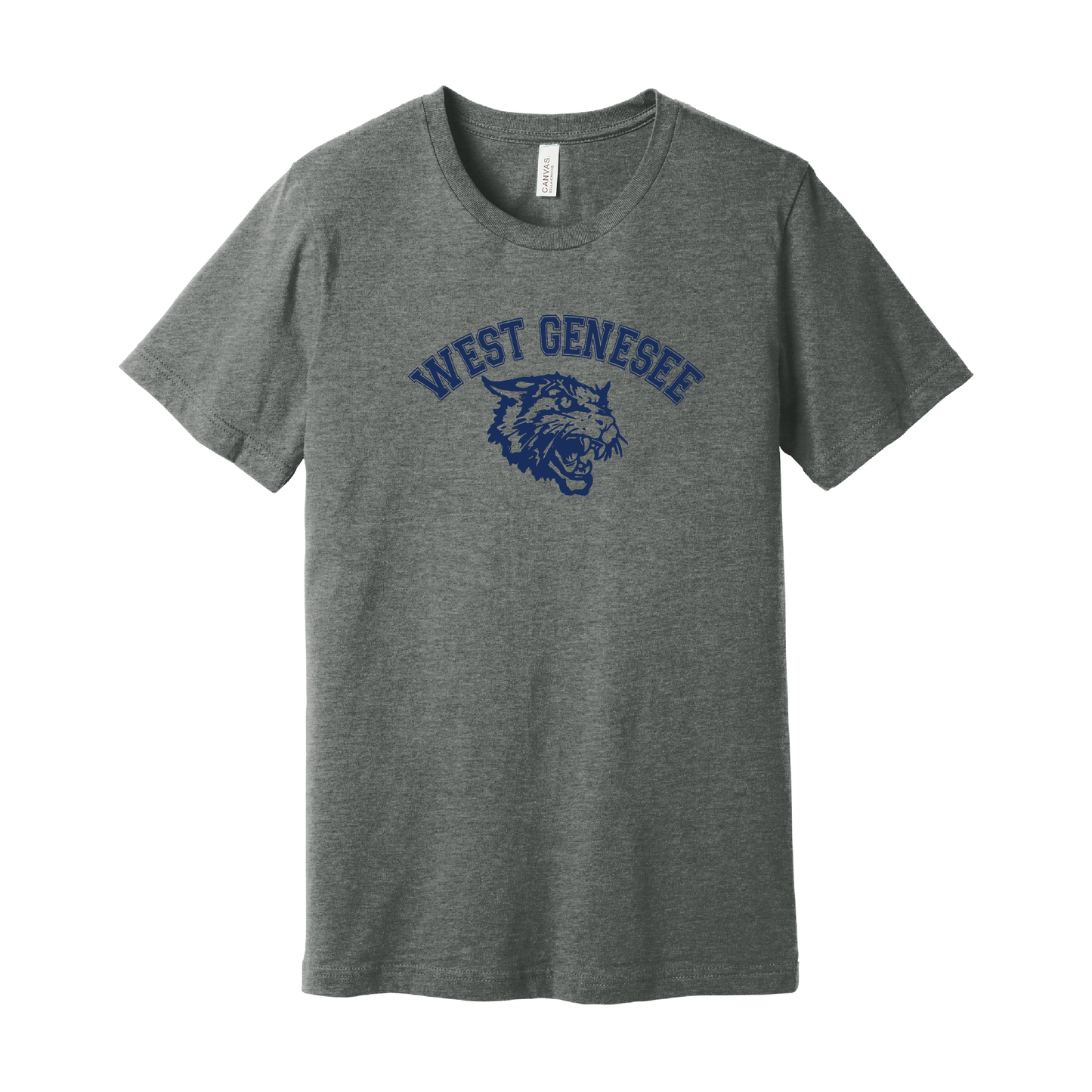 West Genesee Wildcats Arch Logo Mascot T-Shirt