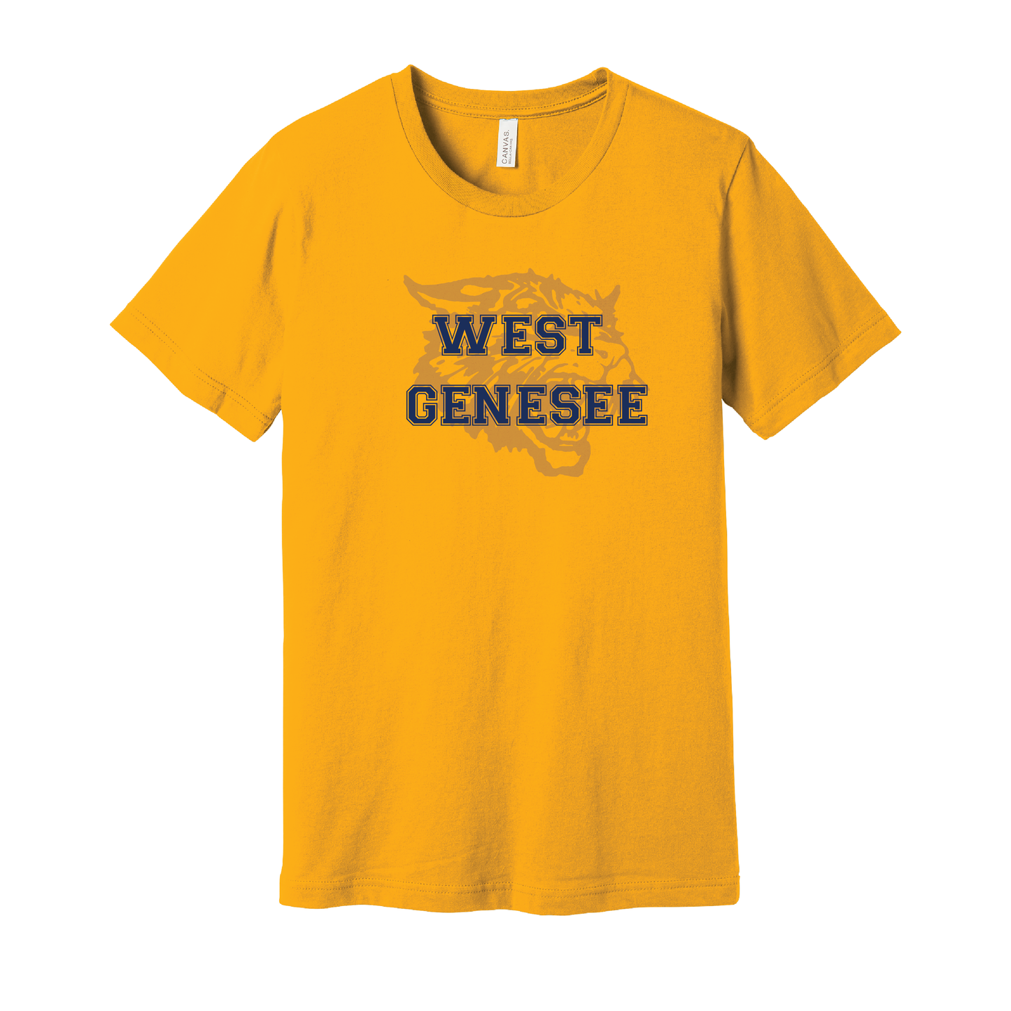 West Genesee Wildcats Shadow Mascot T-Shirt