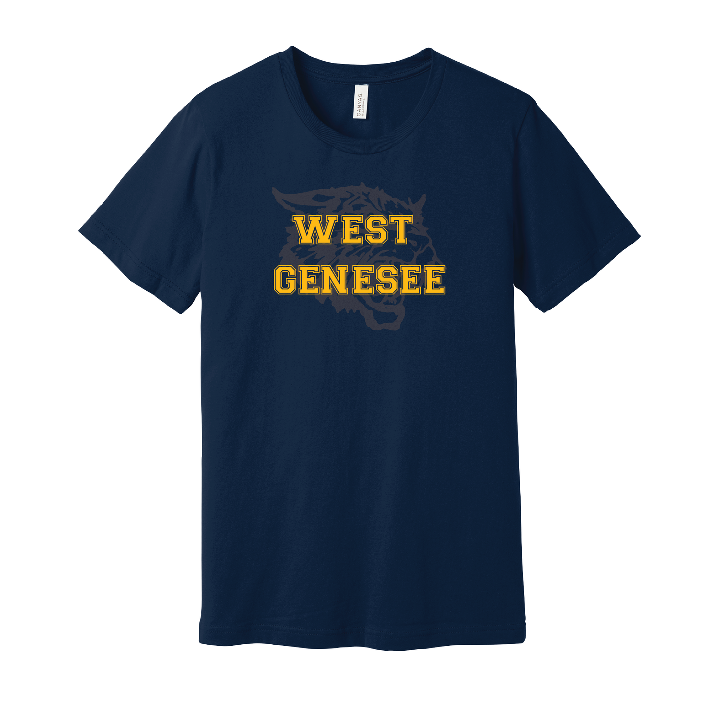 West Genesee Wildcats Shadow Mascot T-Shirt