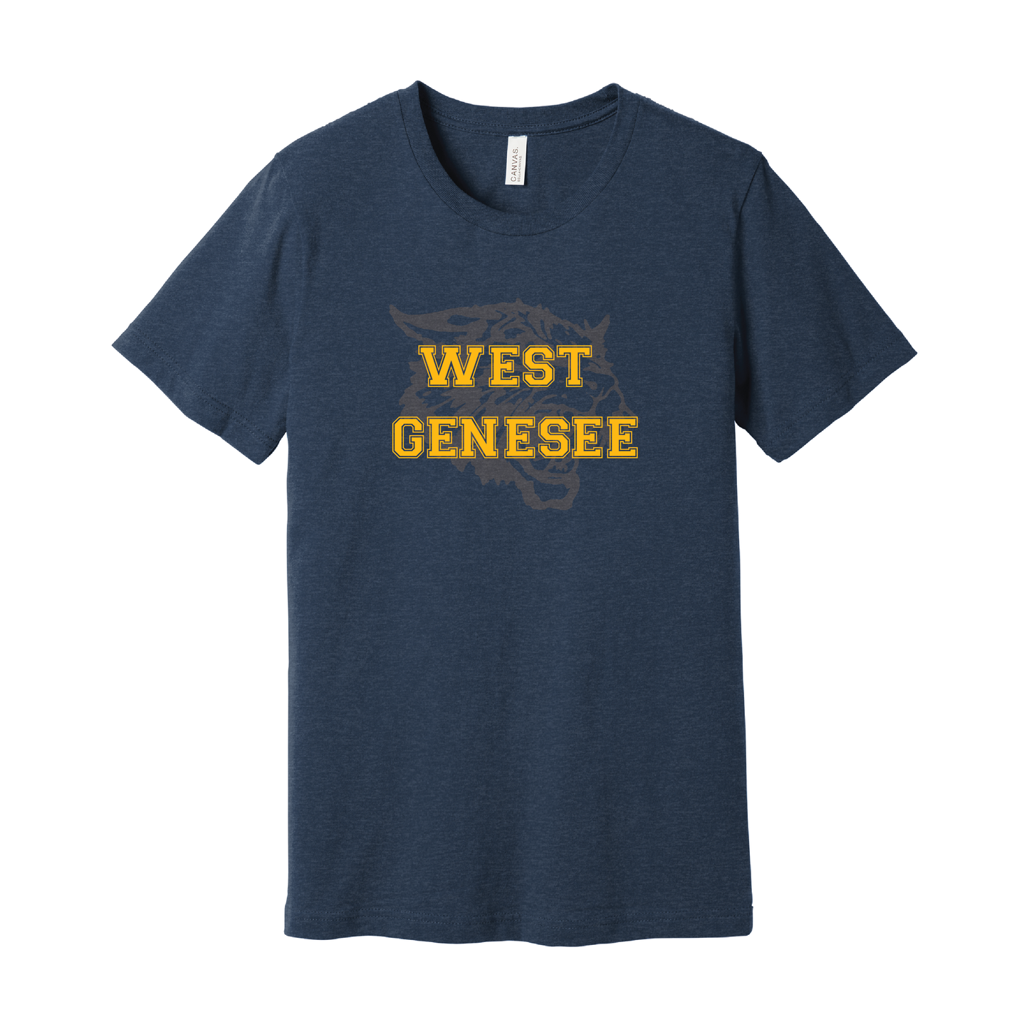 West Genesee Wildcats Shadow Mascot T-Shirt