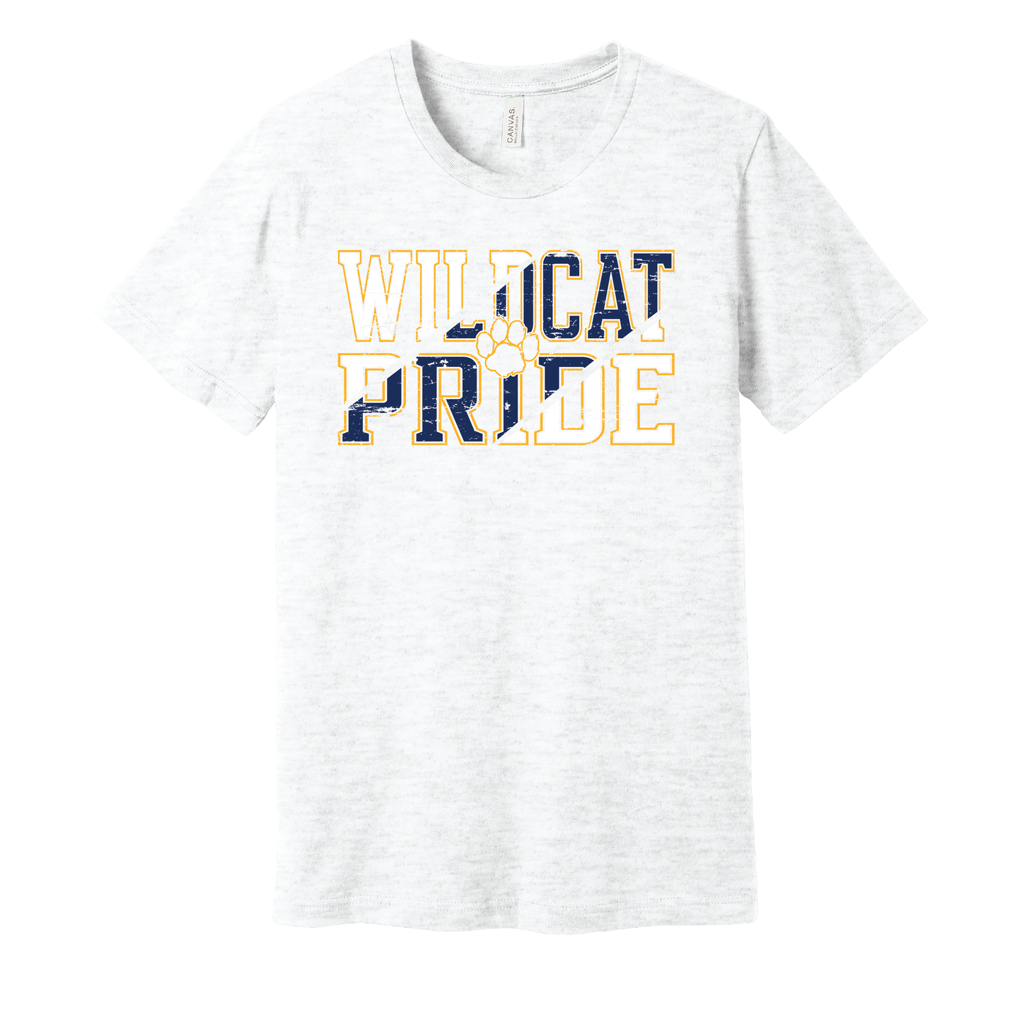 West Genesee Wildcats “Wildcat Pride” Distressed T-Shirt