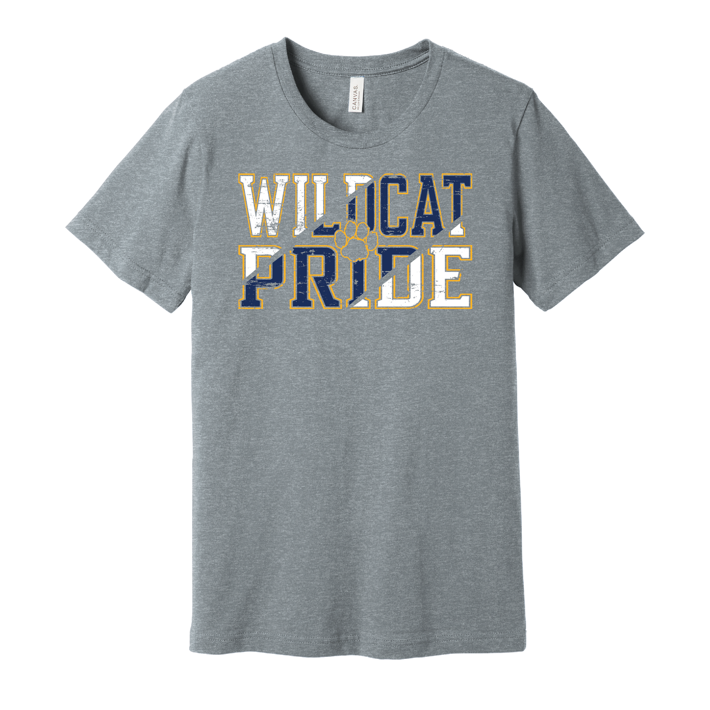 West Genesee Wildcats “Wildcat Pride” Distressed T-Shirt