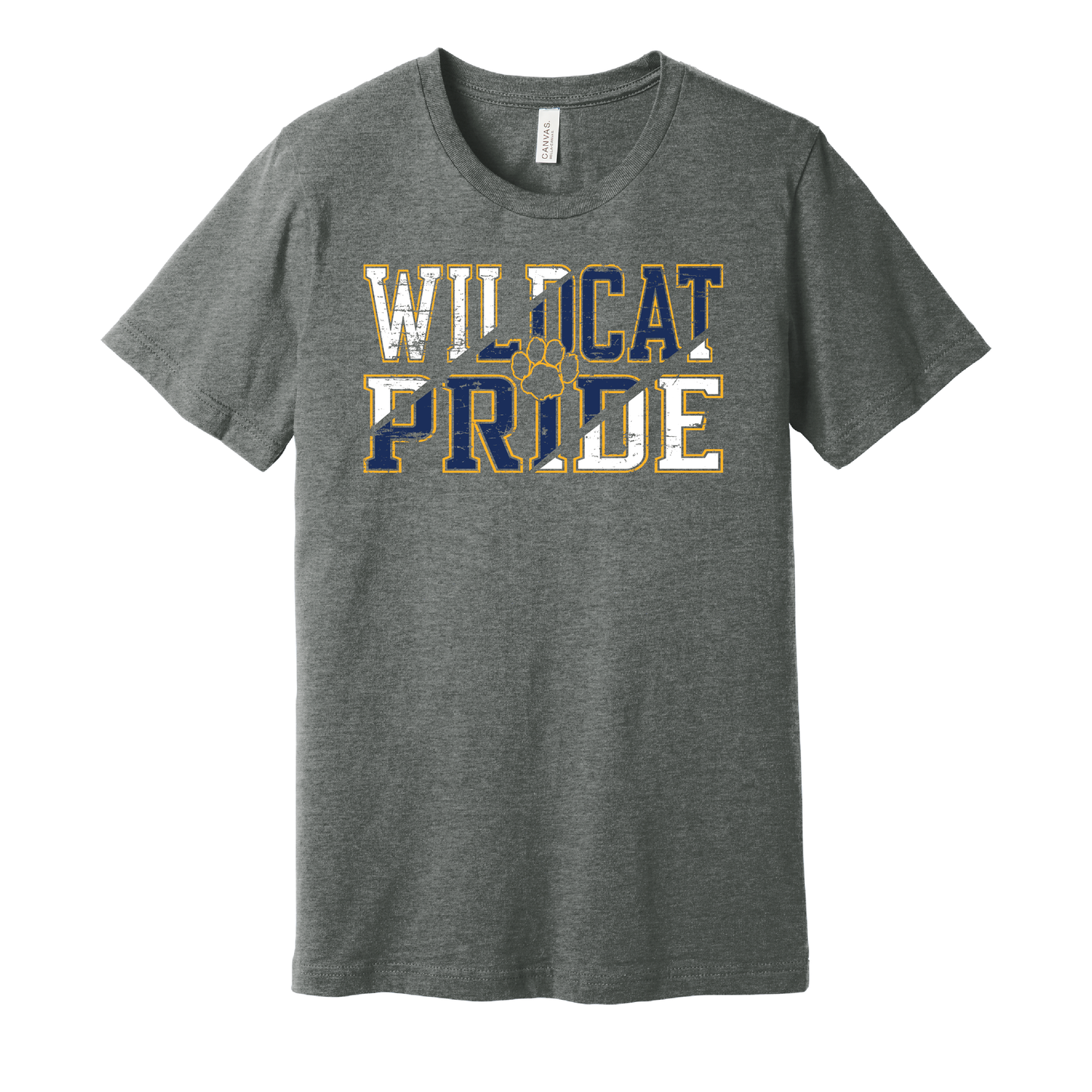 West Genesee Wildcats “Wildcat Pride” Distressed T-Shirt