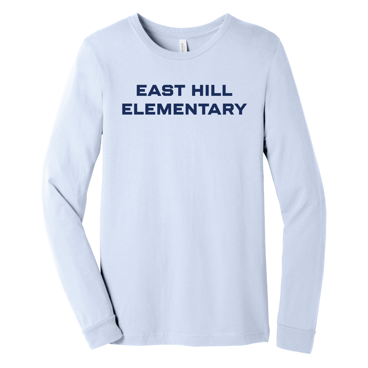 East Hill Elementary Block Letter Long Sleeve T-Shirt