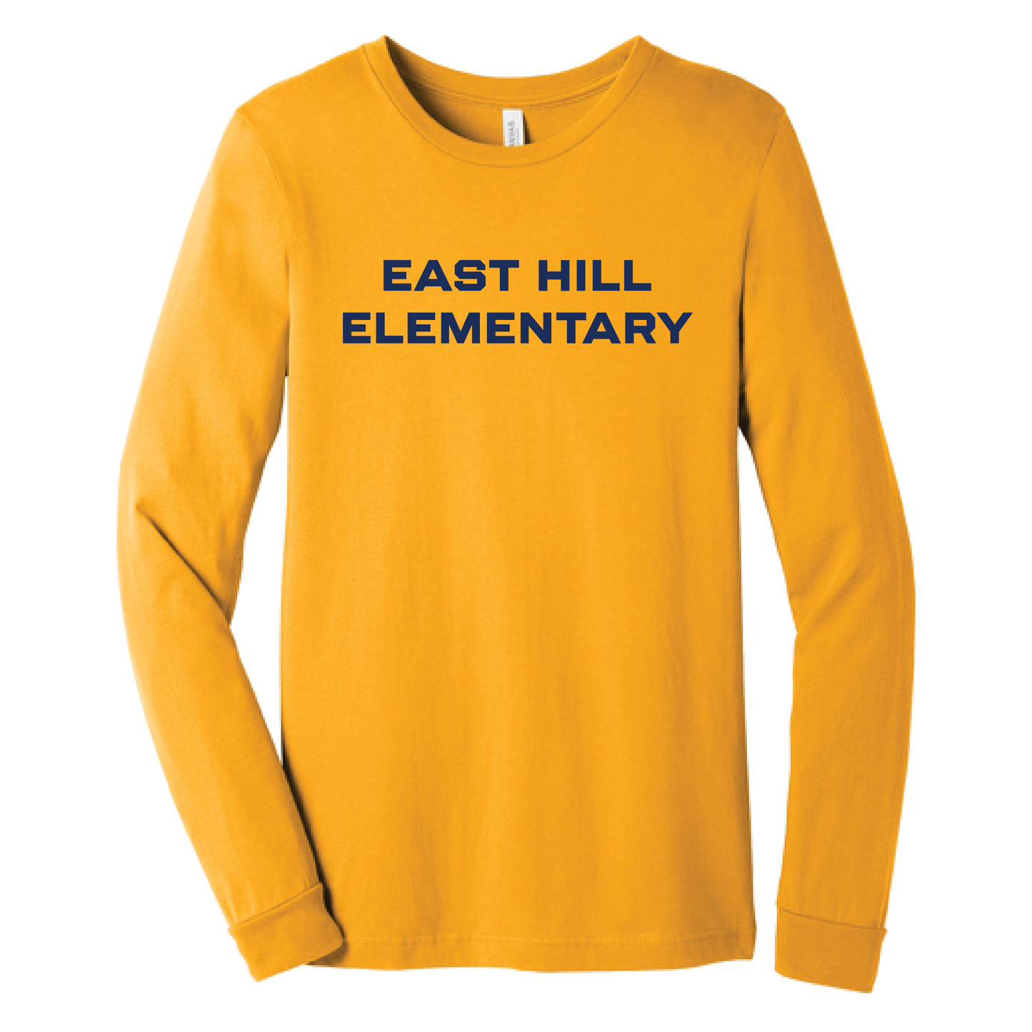 East Hill Elementary Block Letter Long Sleeve T-Shirt
