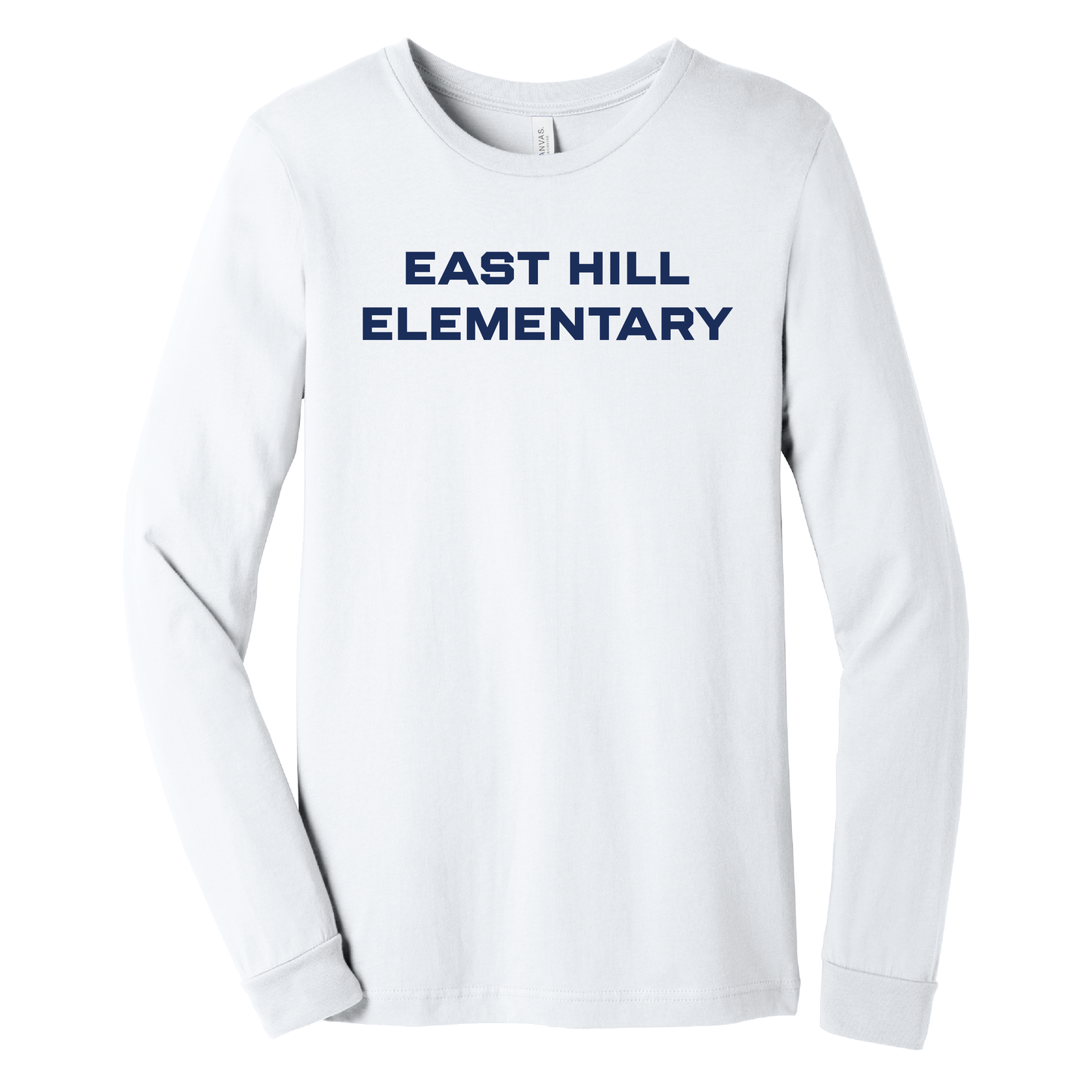 East Hill Elementary Block Letter Long Sleeve T-Shirt