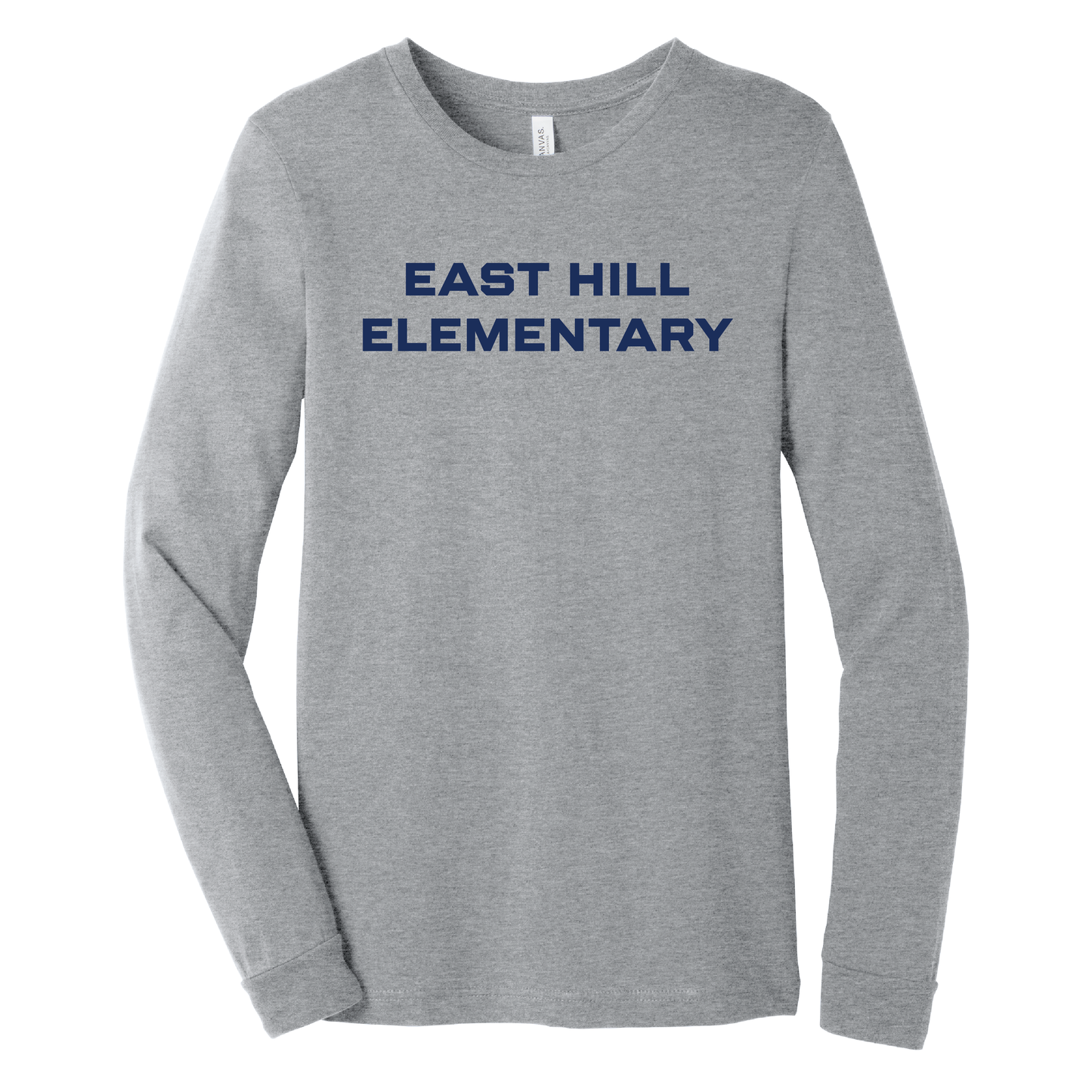 East Hill Elementary Block Letter Long Sleeve T-Shirt