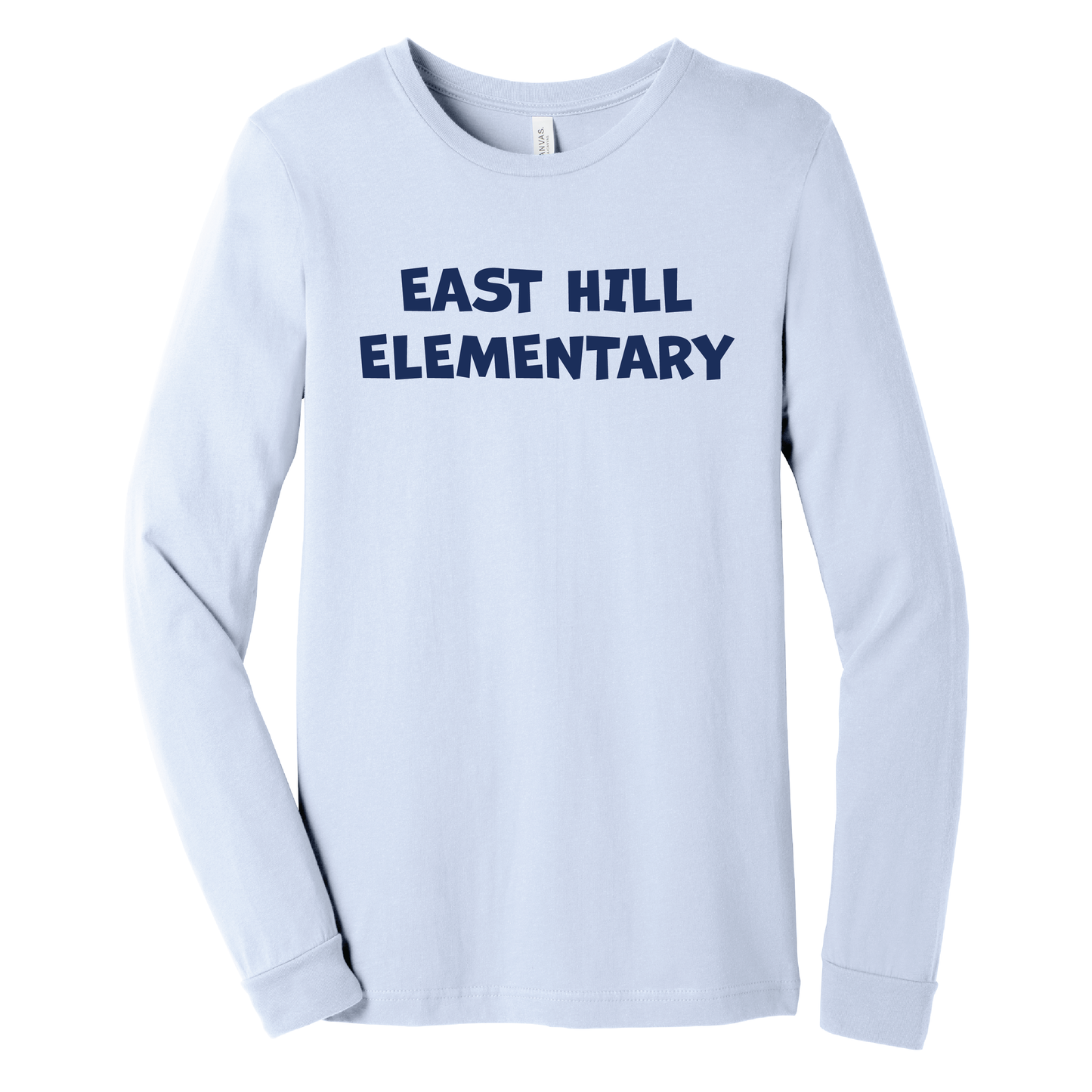 East Hill Elementary Playful Block Long Sleeve T-Shirt