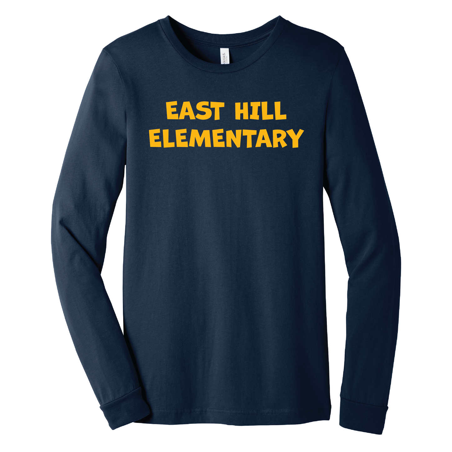 East Hill Elementary Playful Block Long Sleeve T-Shirt