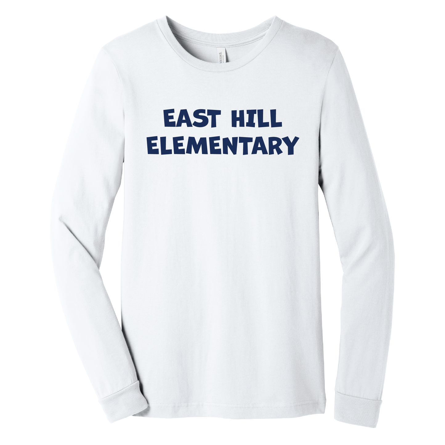 East Hill Elementary Playful Block Long Sleeve T-Shirt