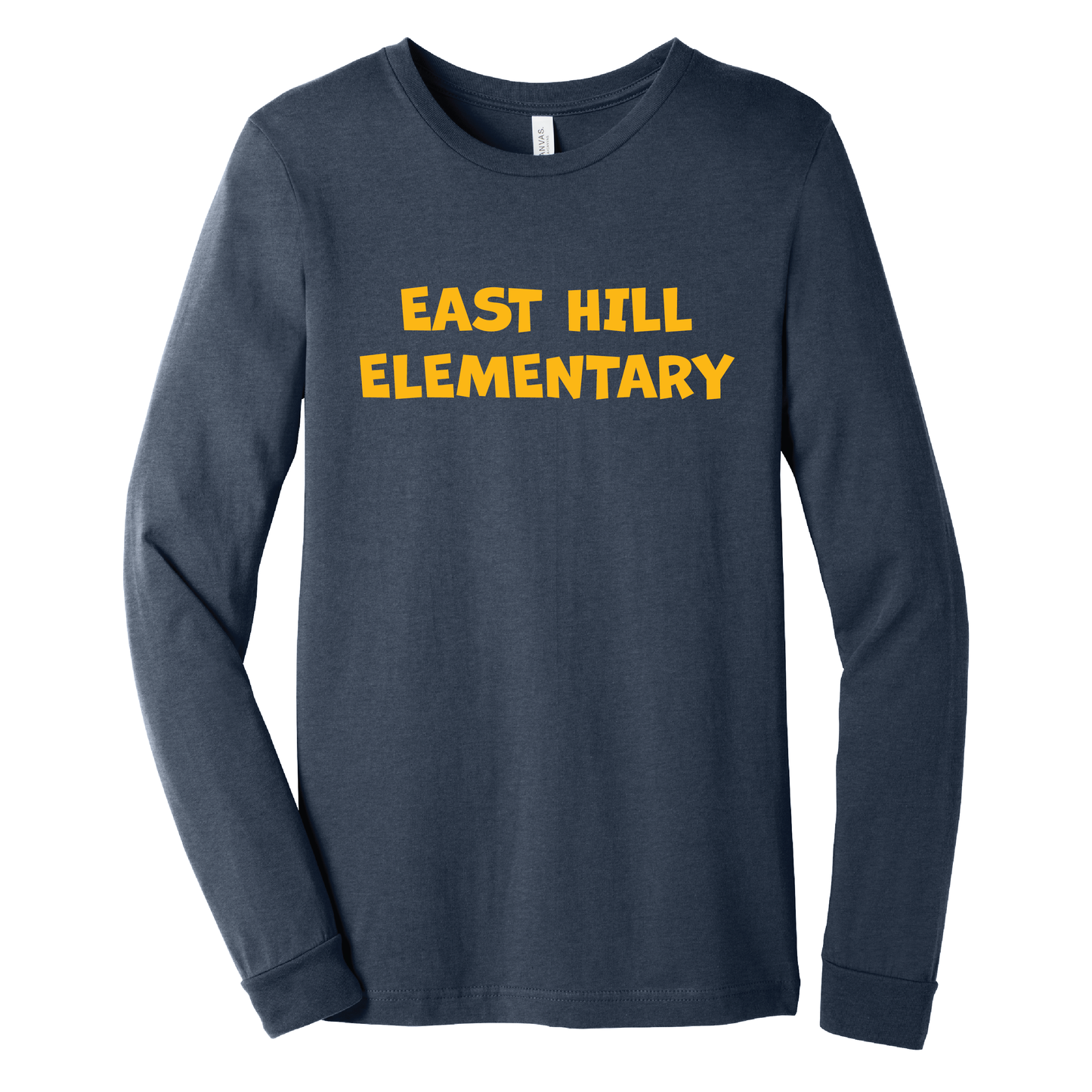 East Hill Elementary Playful Block Long Sleeve T-Shirt