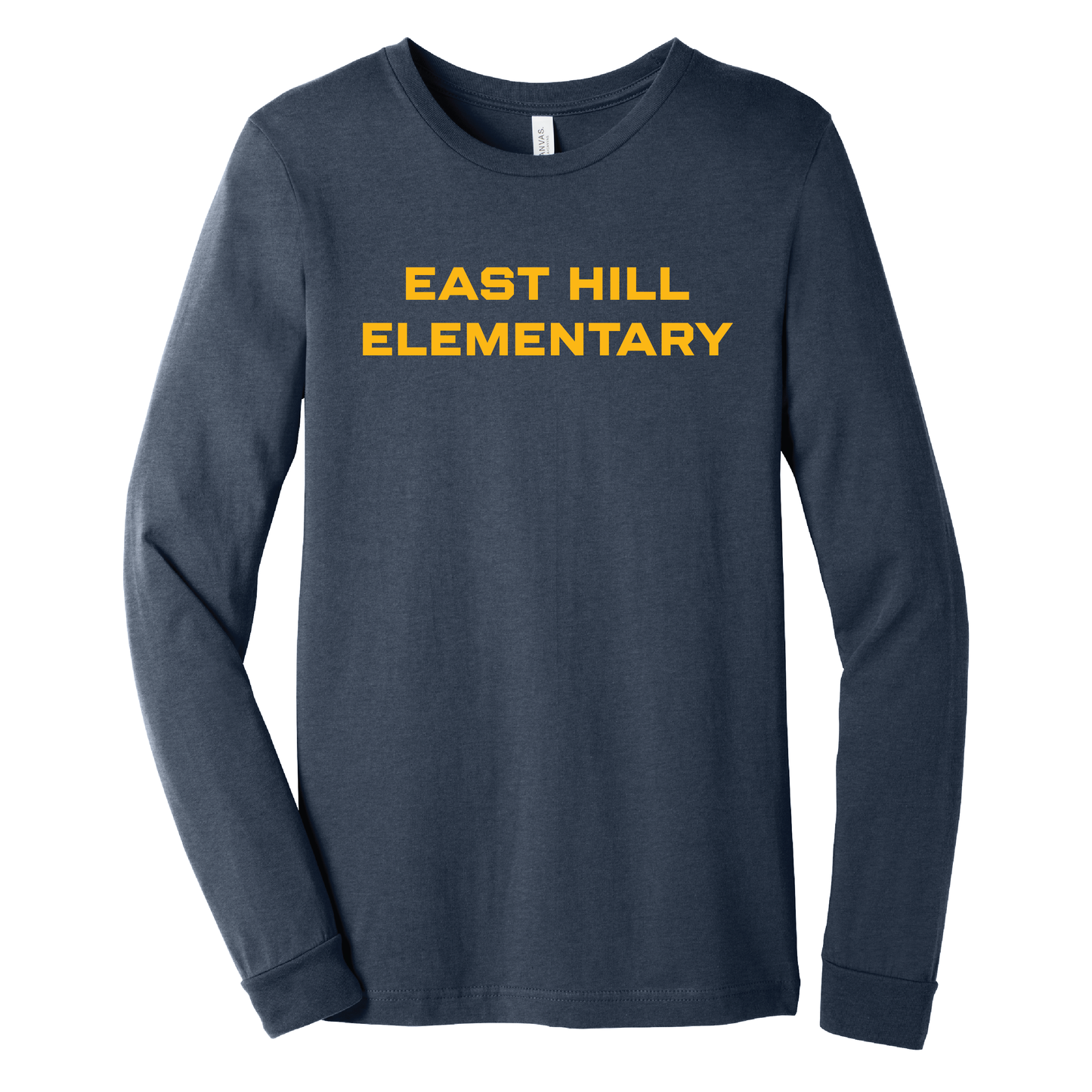 East Hill Elementary Clean Block Long Sleeve T-Shirt