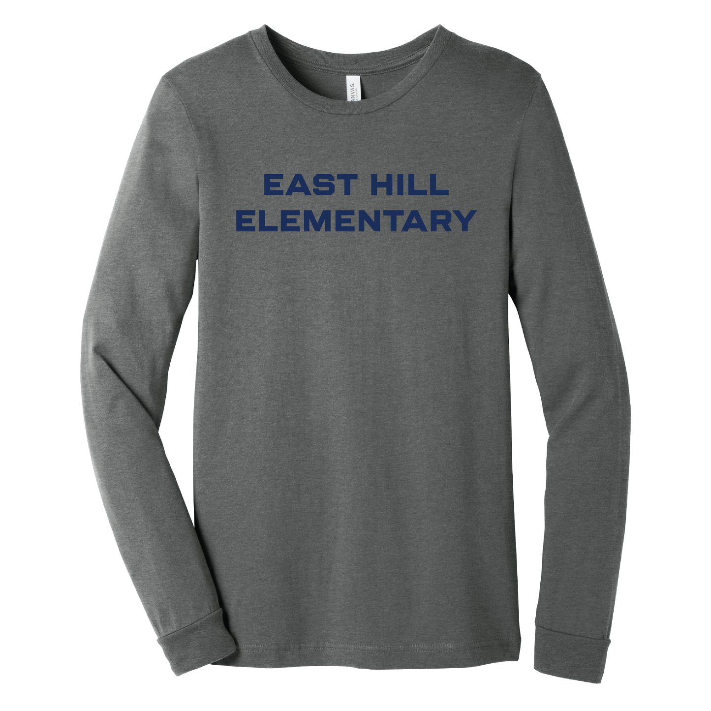 East Hill Elementary Clean Block Long Sleeve T-Shirt