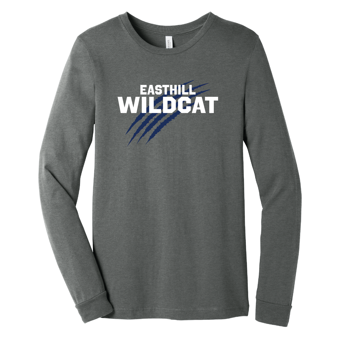 East Hill Wildcats Claw Mark Spirit Long Sleeve Tee