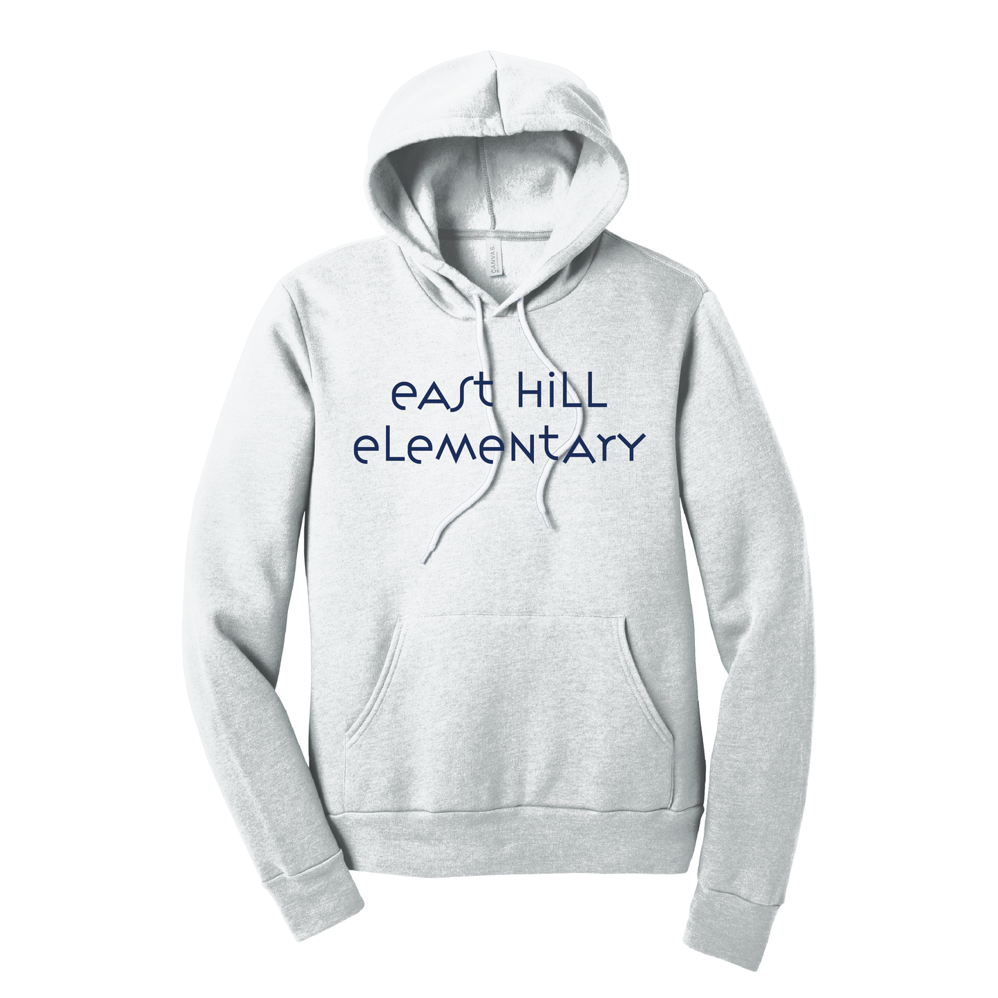 East Hill Elementary Modern Font Hoodie