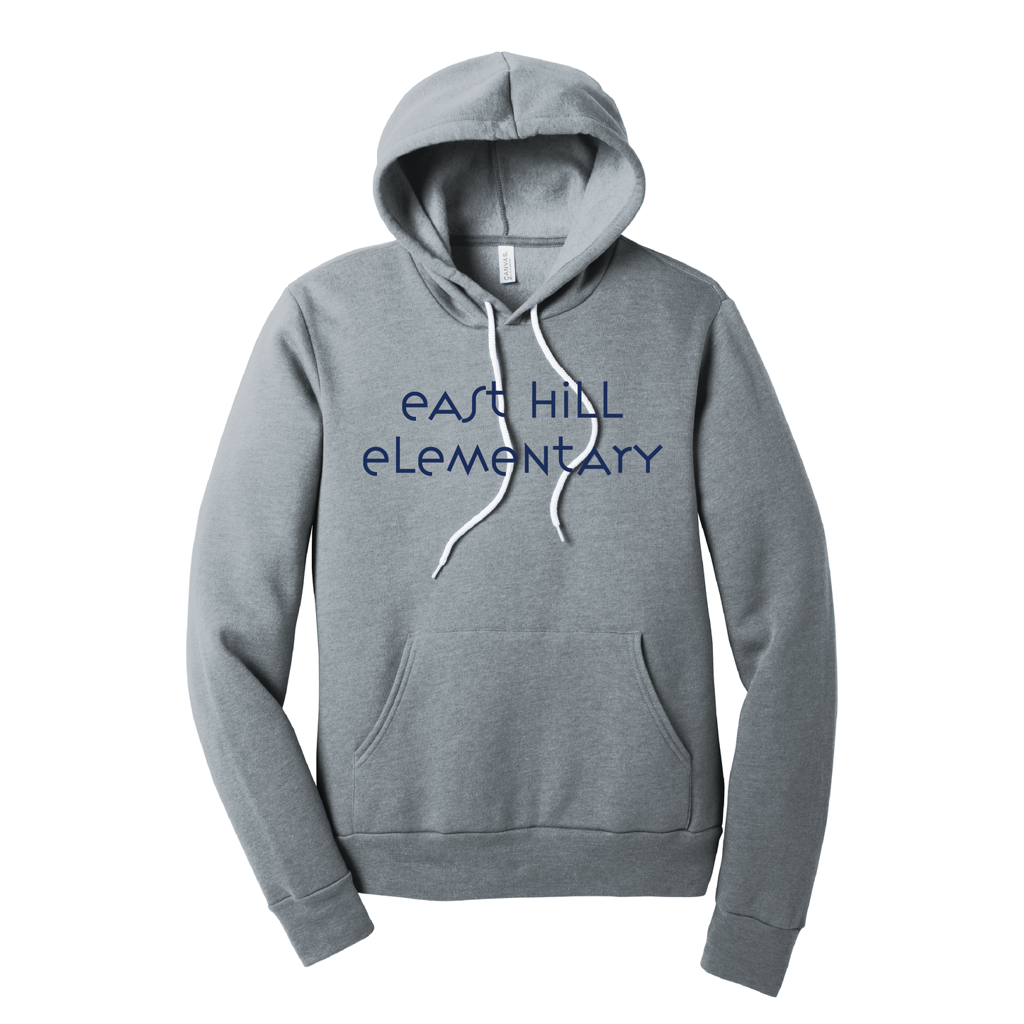 East Hill Elementary Modern Font Hoodie