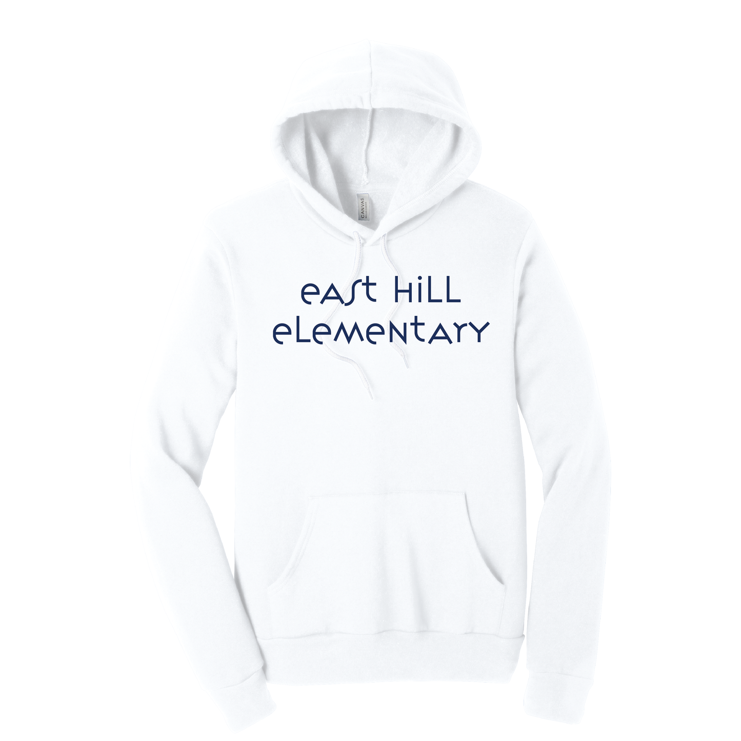 East Hill Elementary Modern Font Hoodie