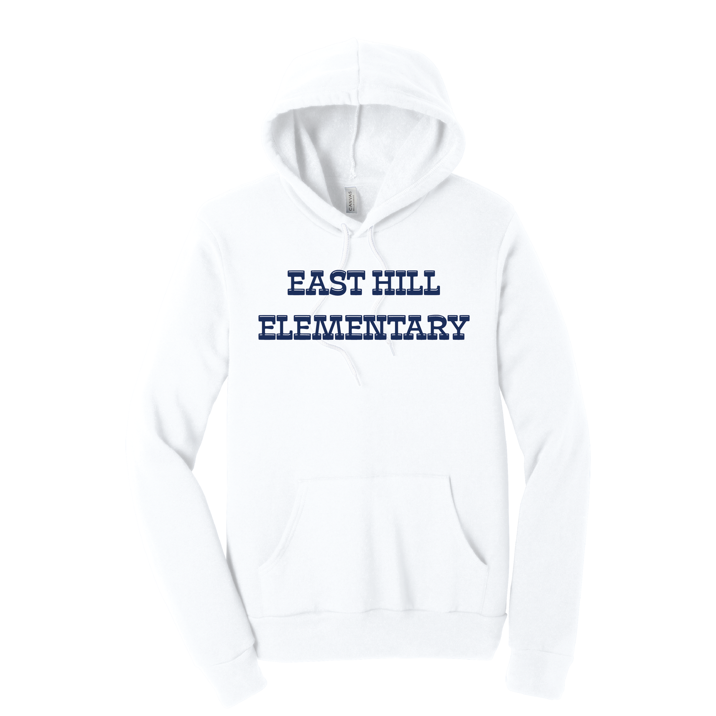 East Hill Elementary Block Letter Hoodie