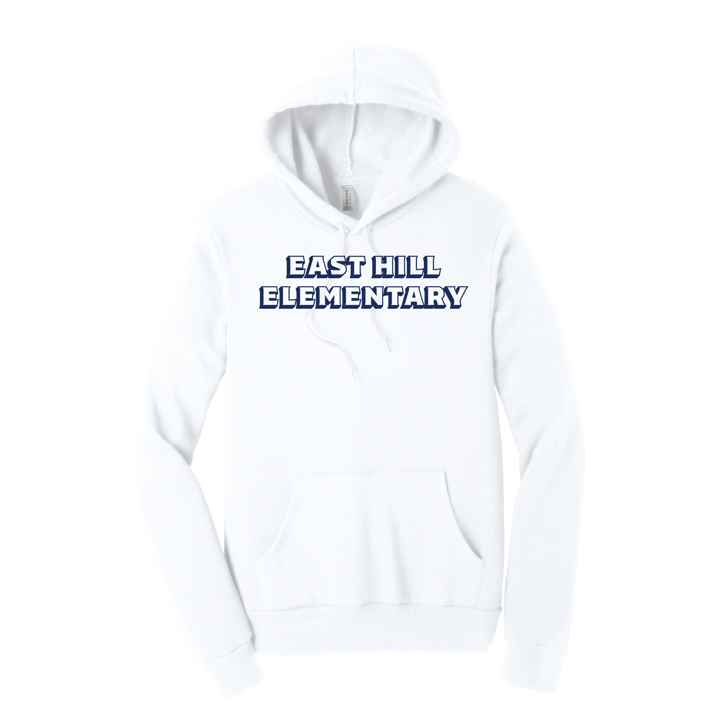East Hill Elementary Bold Outline Hoodie