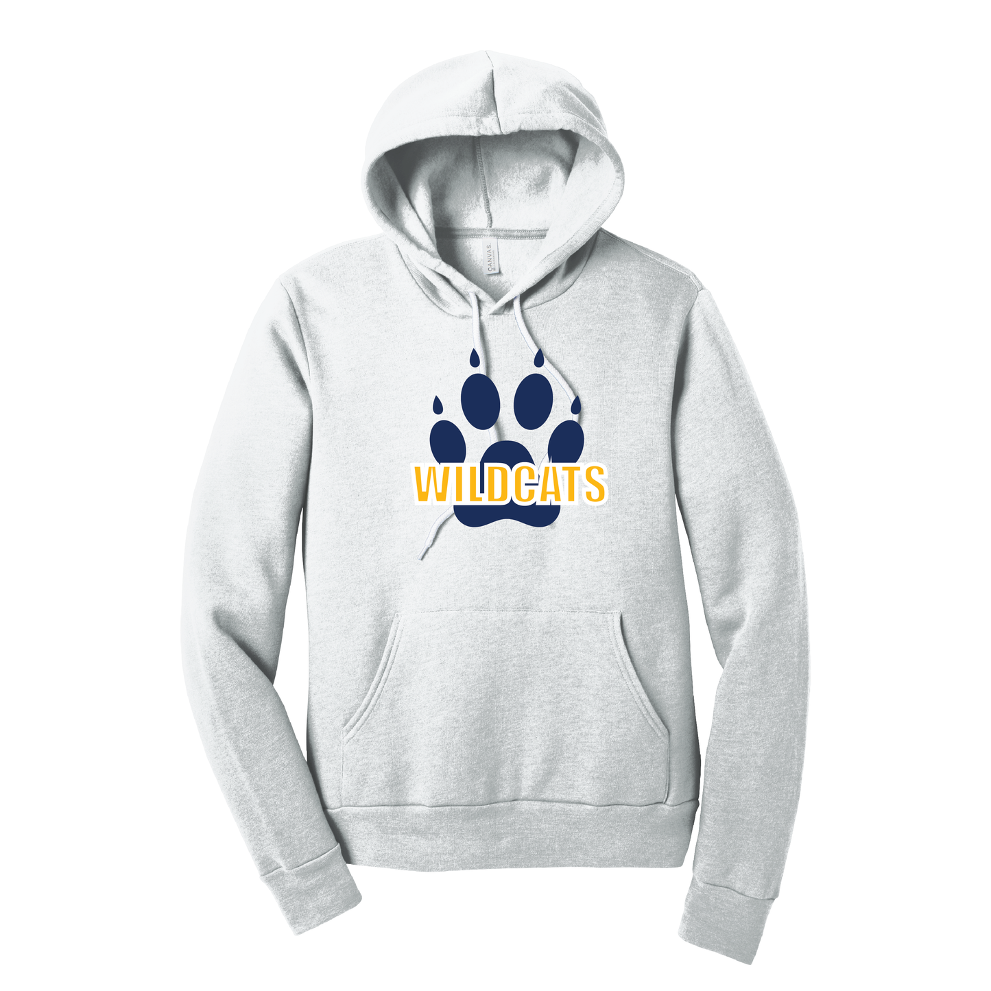 West Genesee Wildcats Large Paw Hoodie