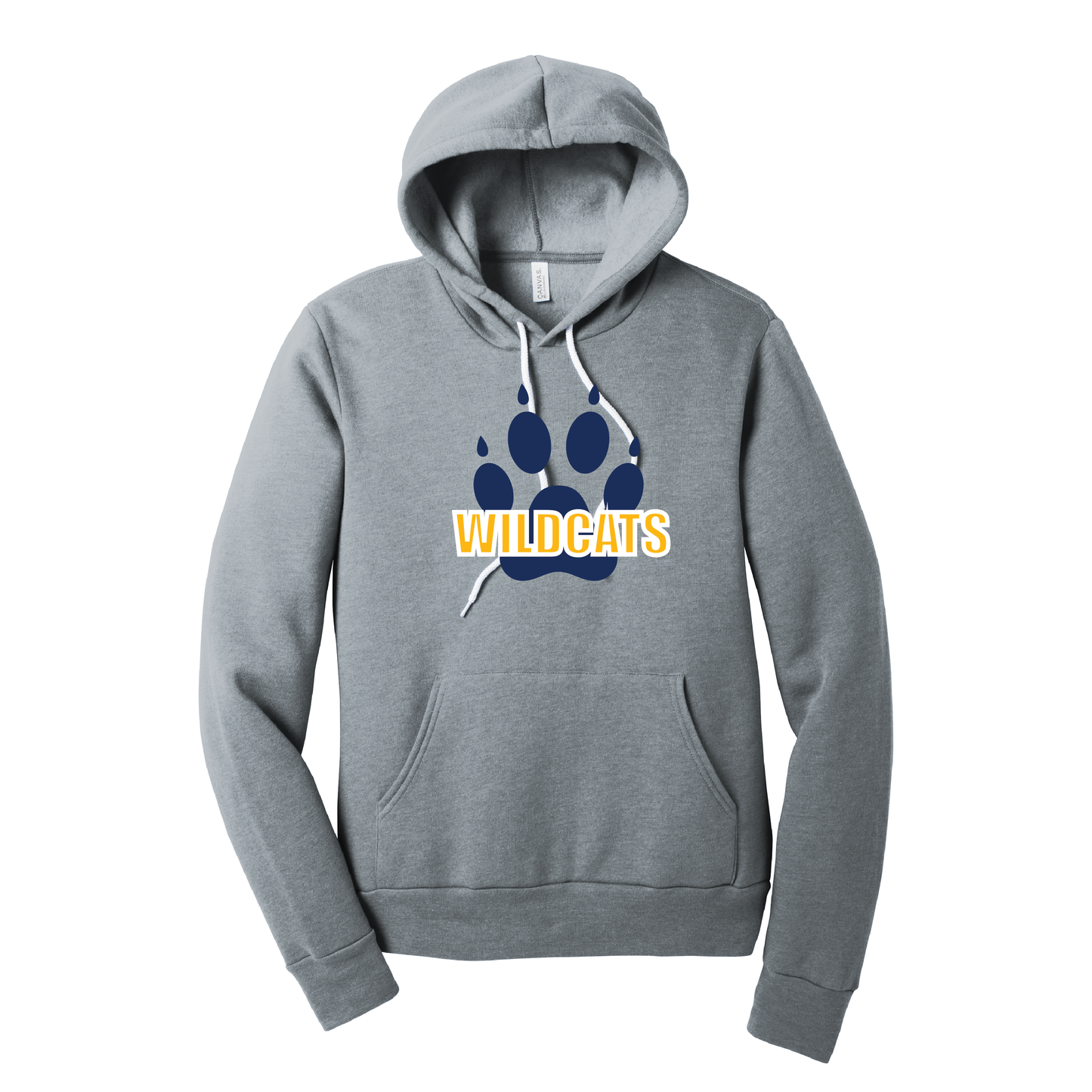 West Genesee Wildcats Large Paw Hoodie