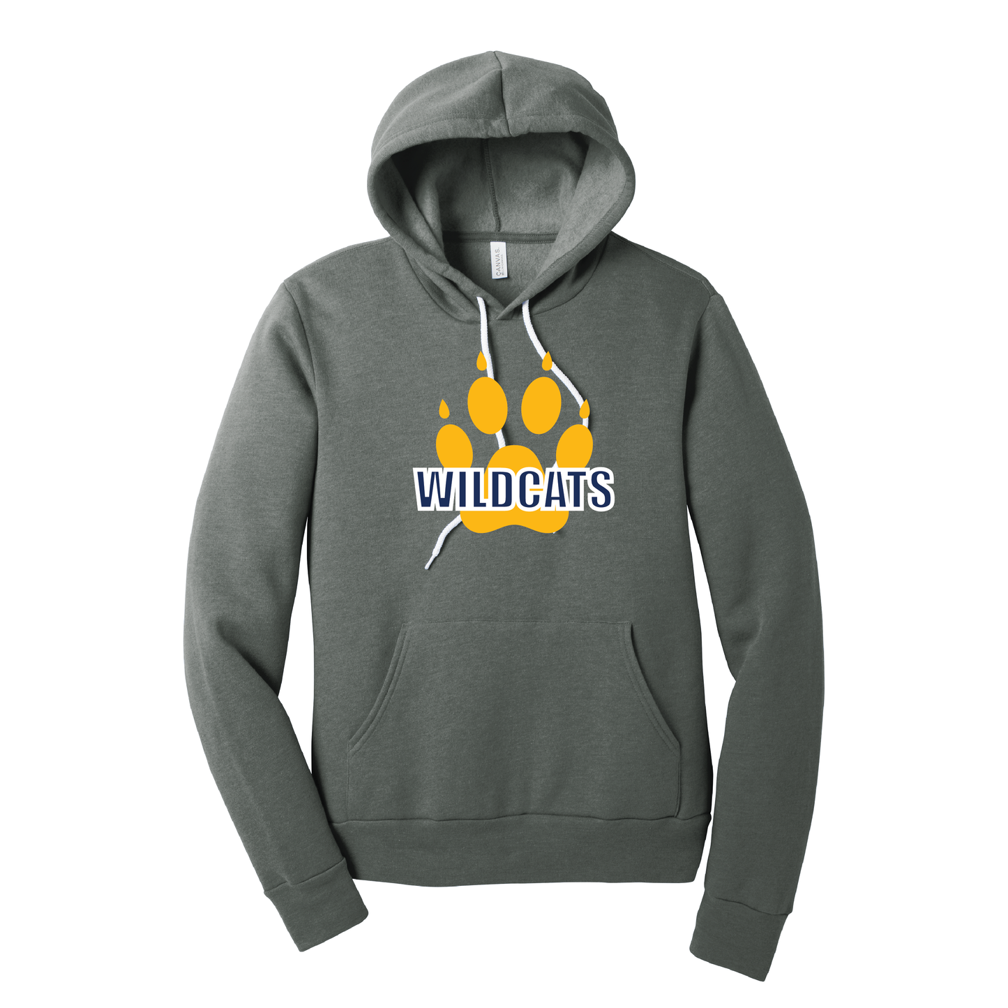 West Genesee Wildcats Large Paw Hoodie