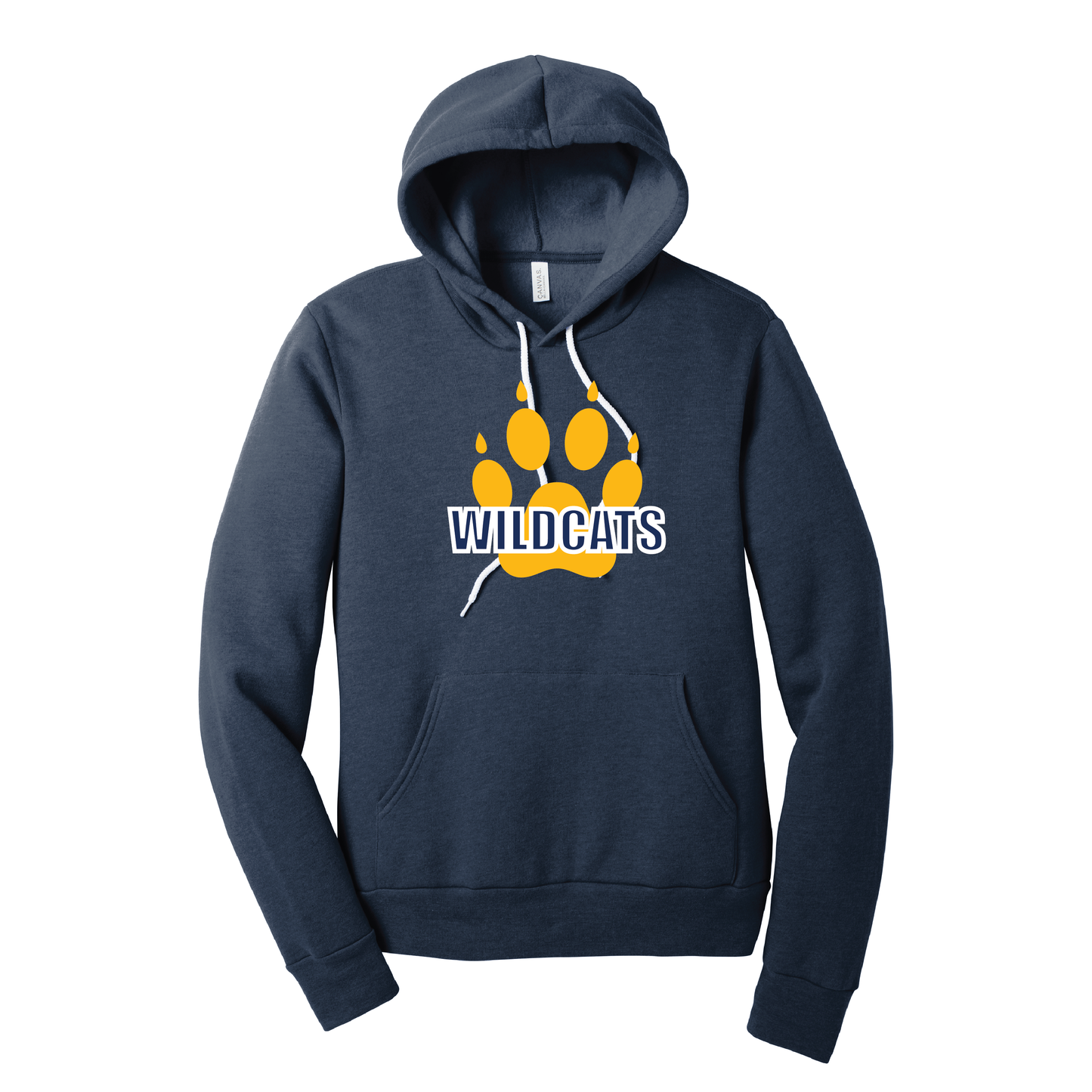 West Genesee Wildcats Large Paw Hoodie