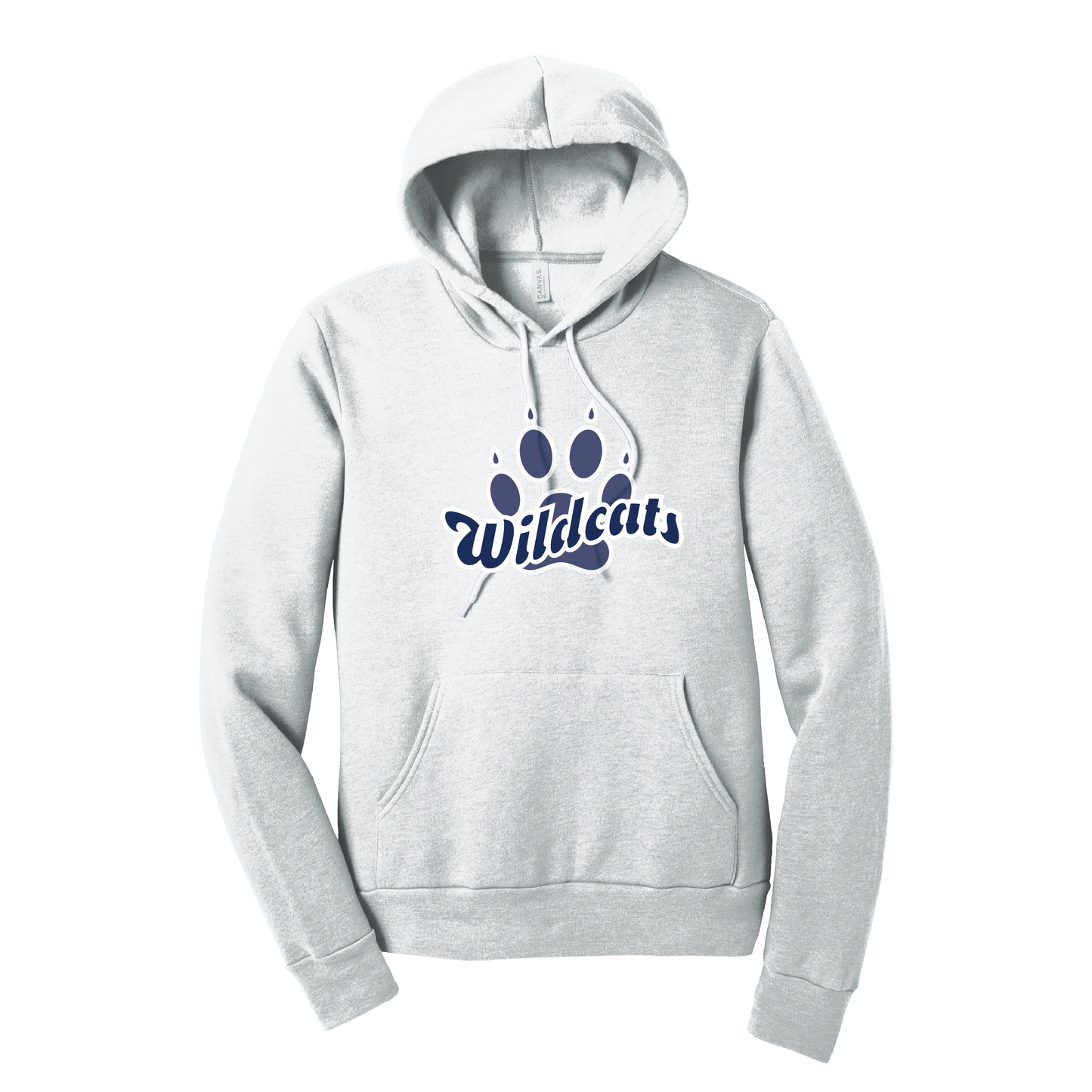 West Genesee Wildcats Script Paw Hoodie