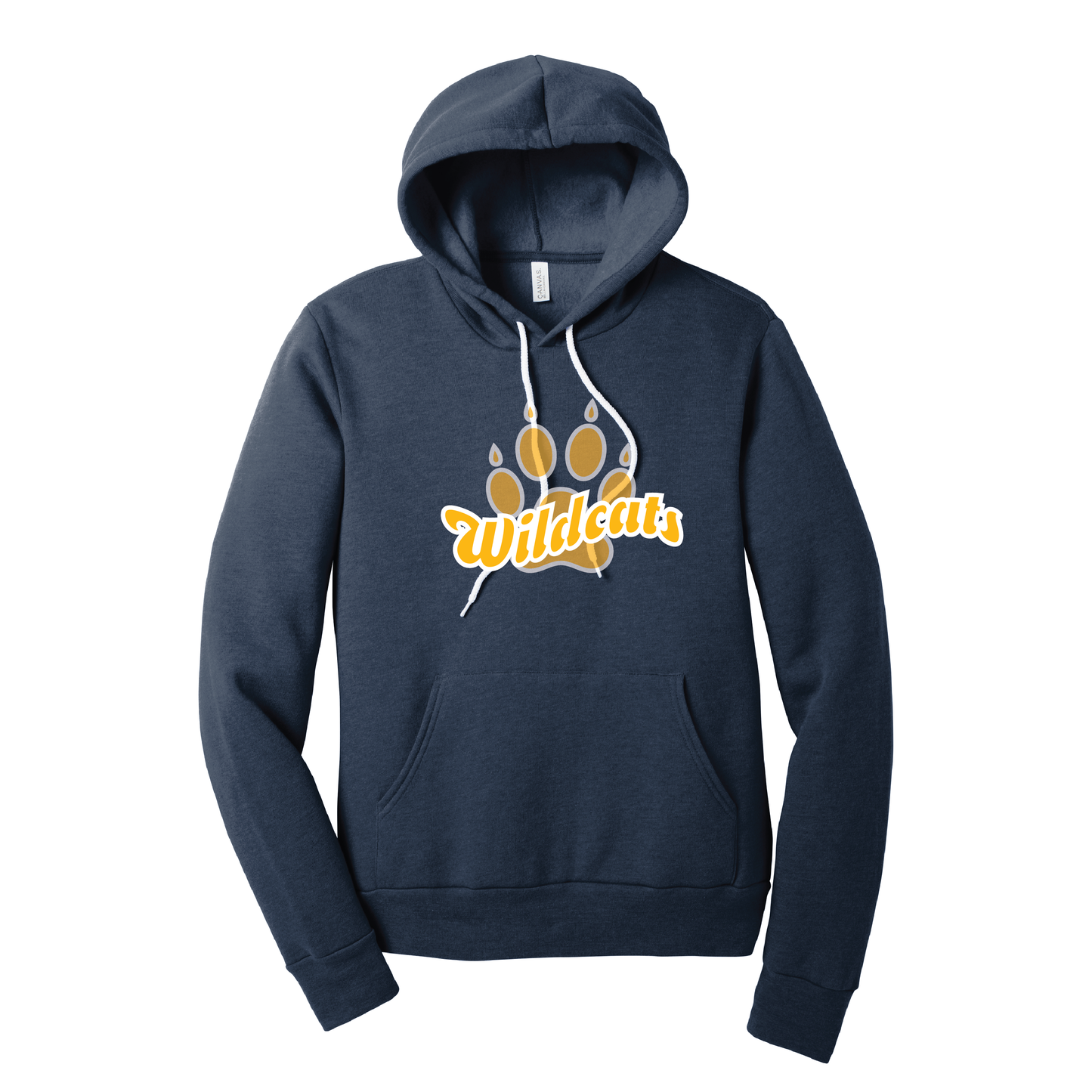West Genesee Wildcats Script Paw Hoodie