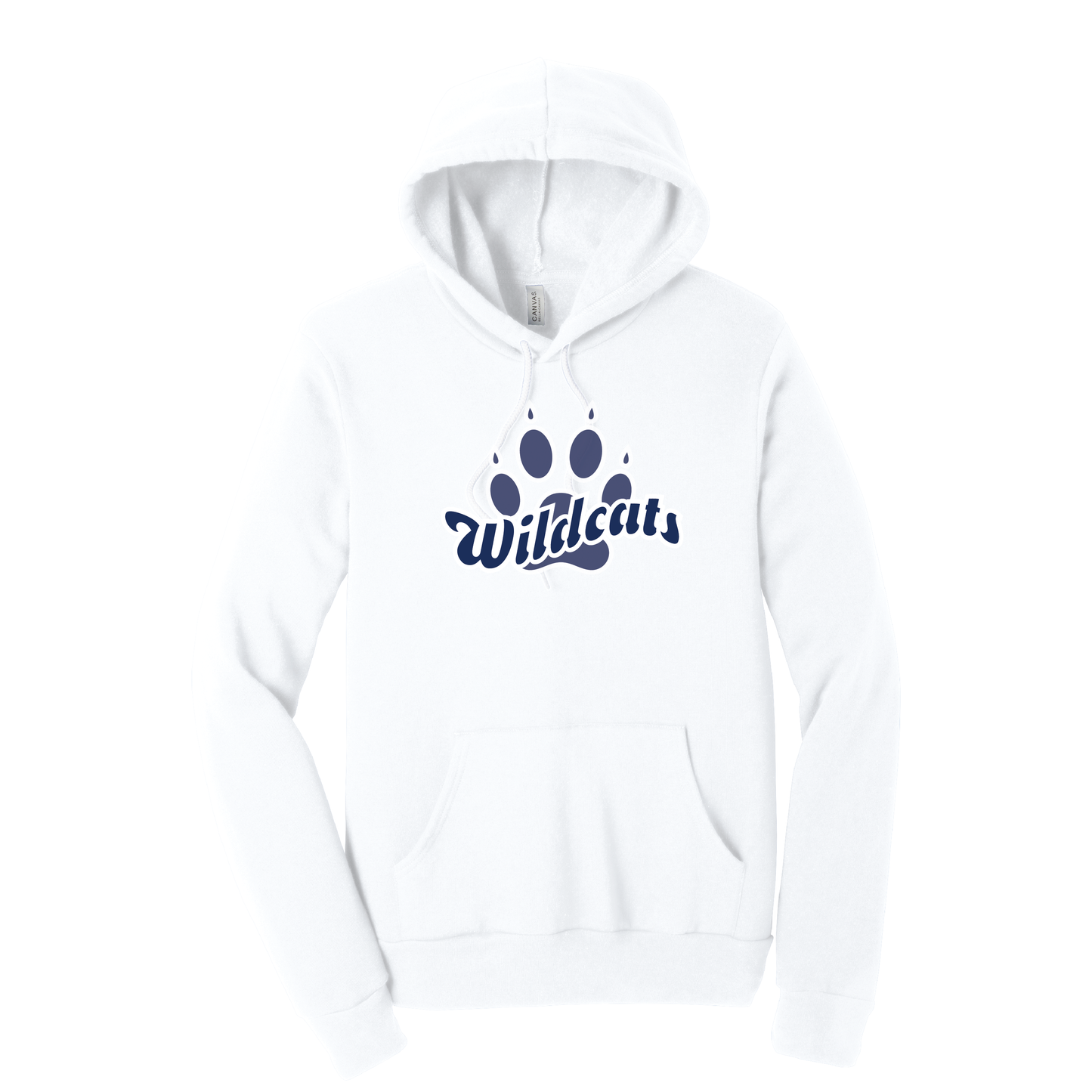 West Genesee Wildcats Script Paw Hoodie