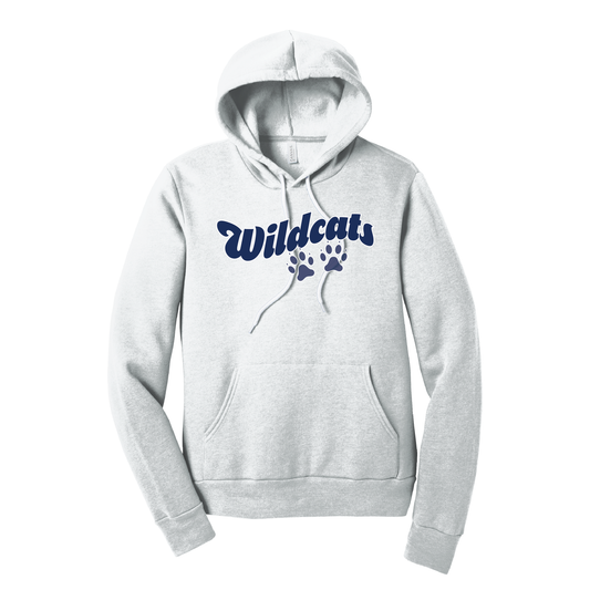 West Genesee Wildcats Paw Prints Script Hoodie