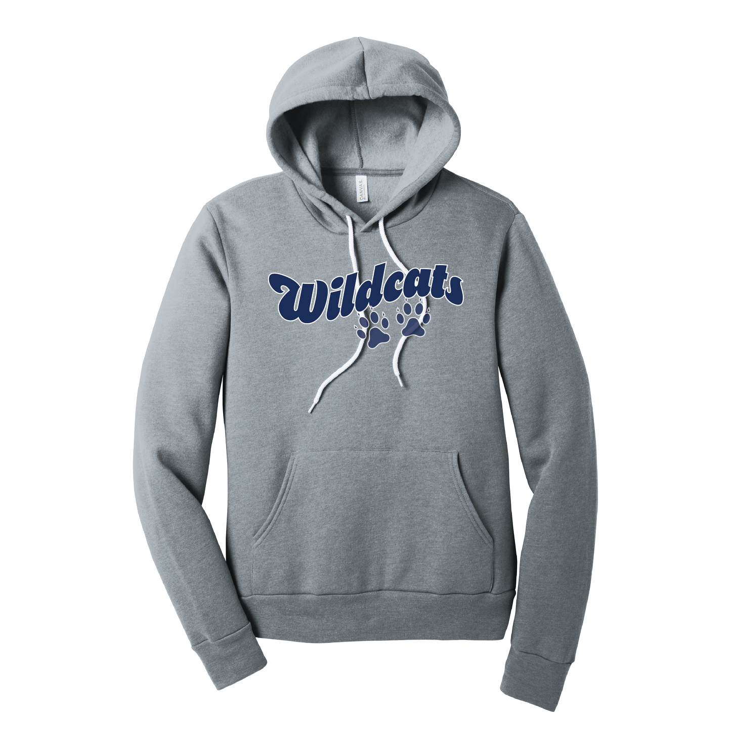 West Genesee Wildcats Paw Prints Script Hoodie