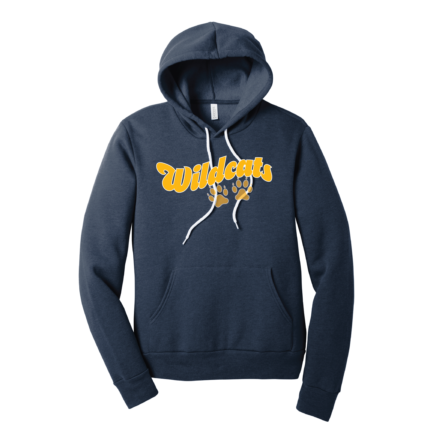 West Genesee Wildcats Paw Prints Script Hoodie