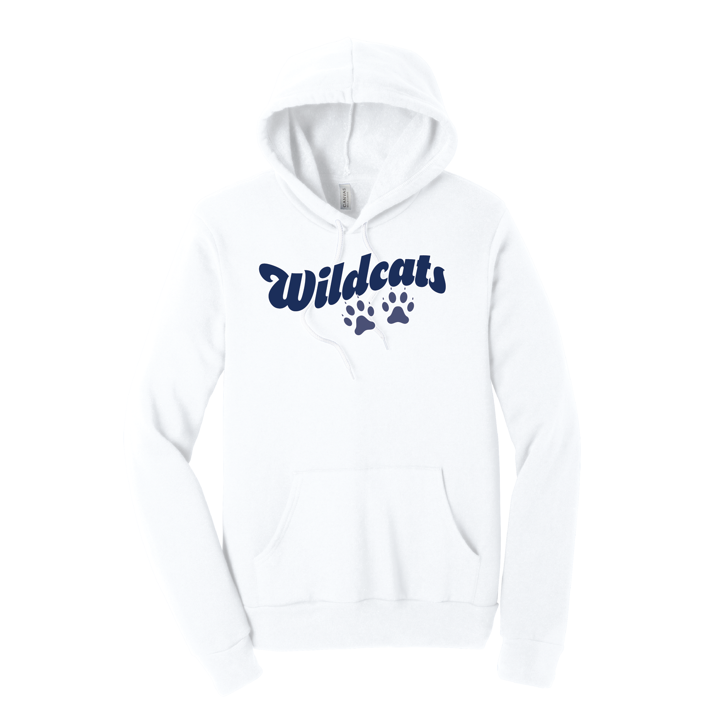 West Genesee Wildcats Paw Prints Script Hoodie