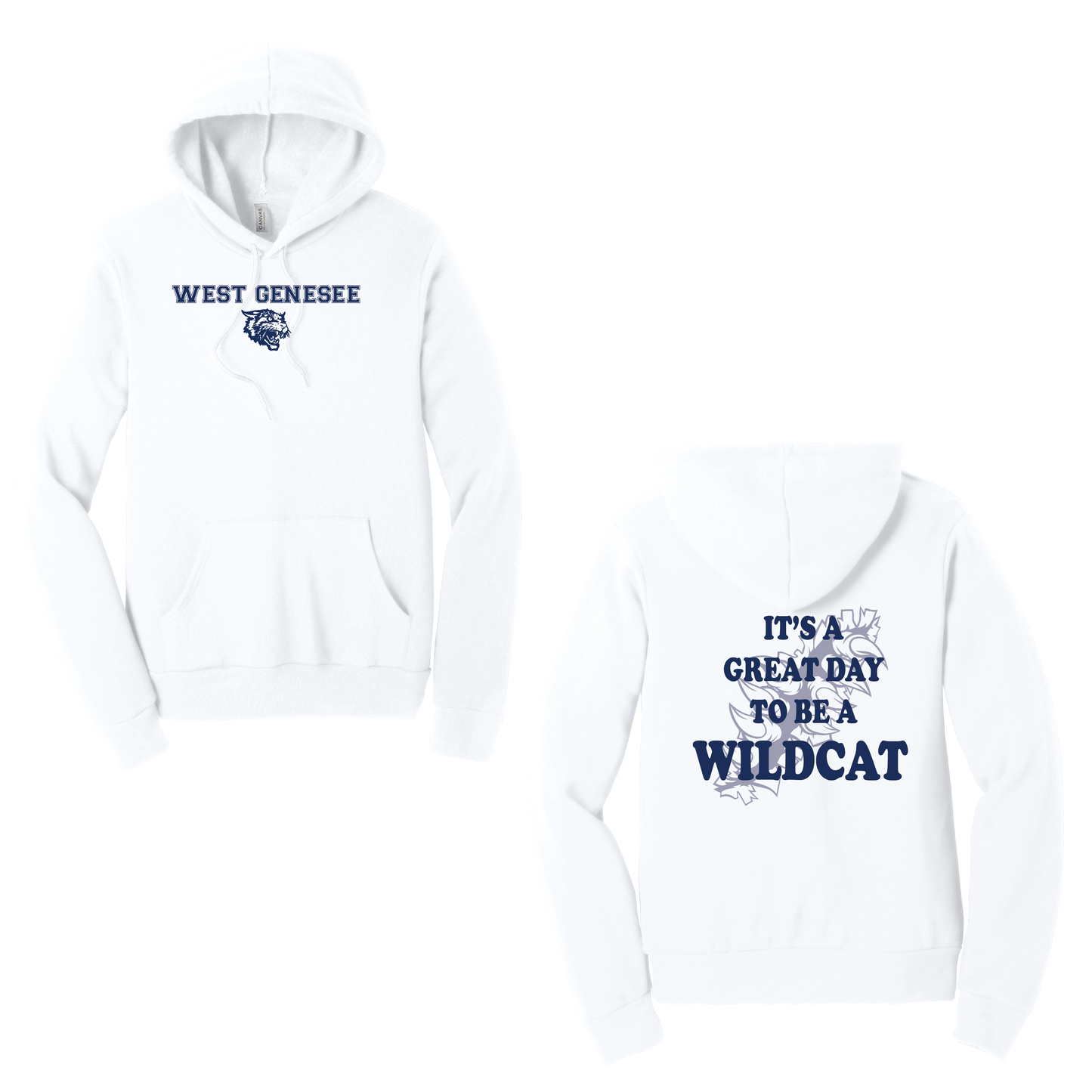 West Genesee Wildcats Claw Tear "Great Day" Hoodie