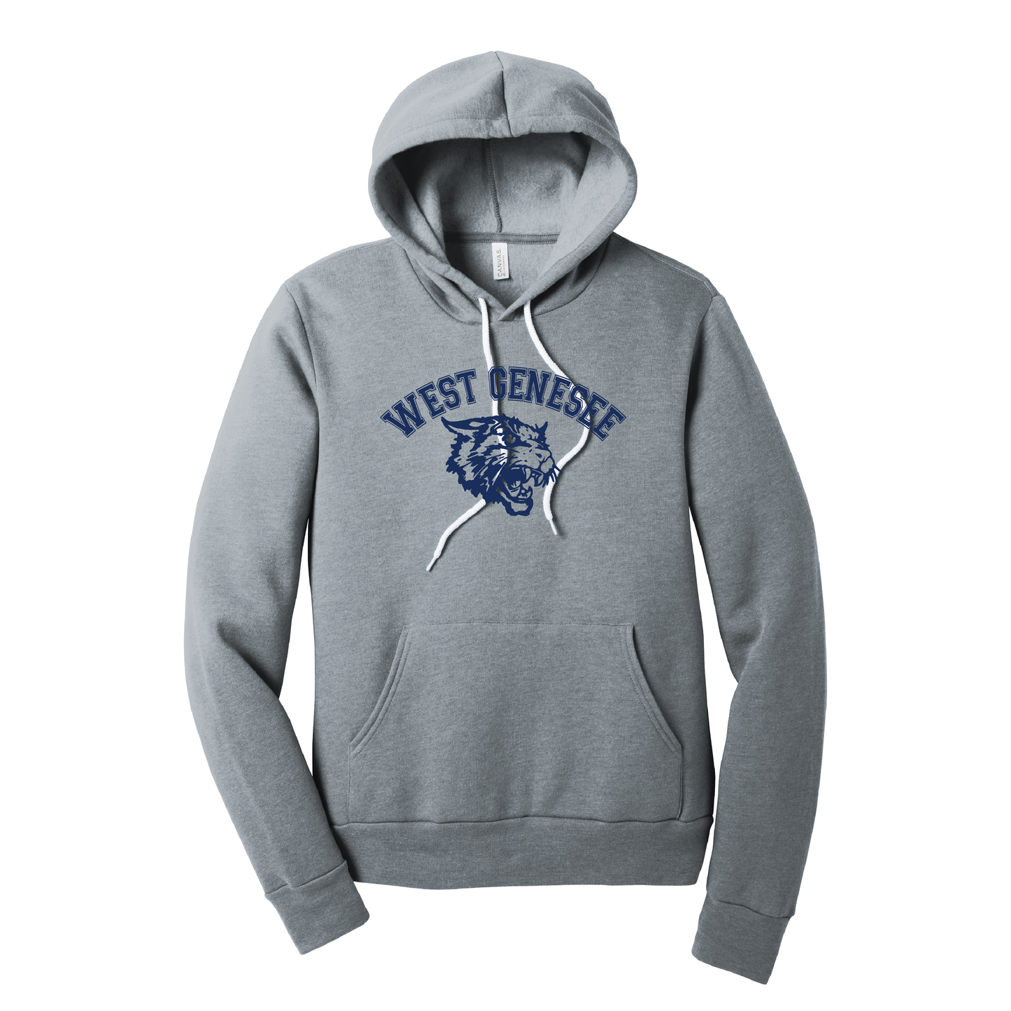 West Genesee Wildcats Arch Logo Mascot Hoodie